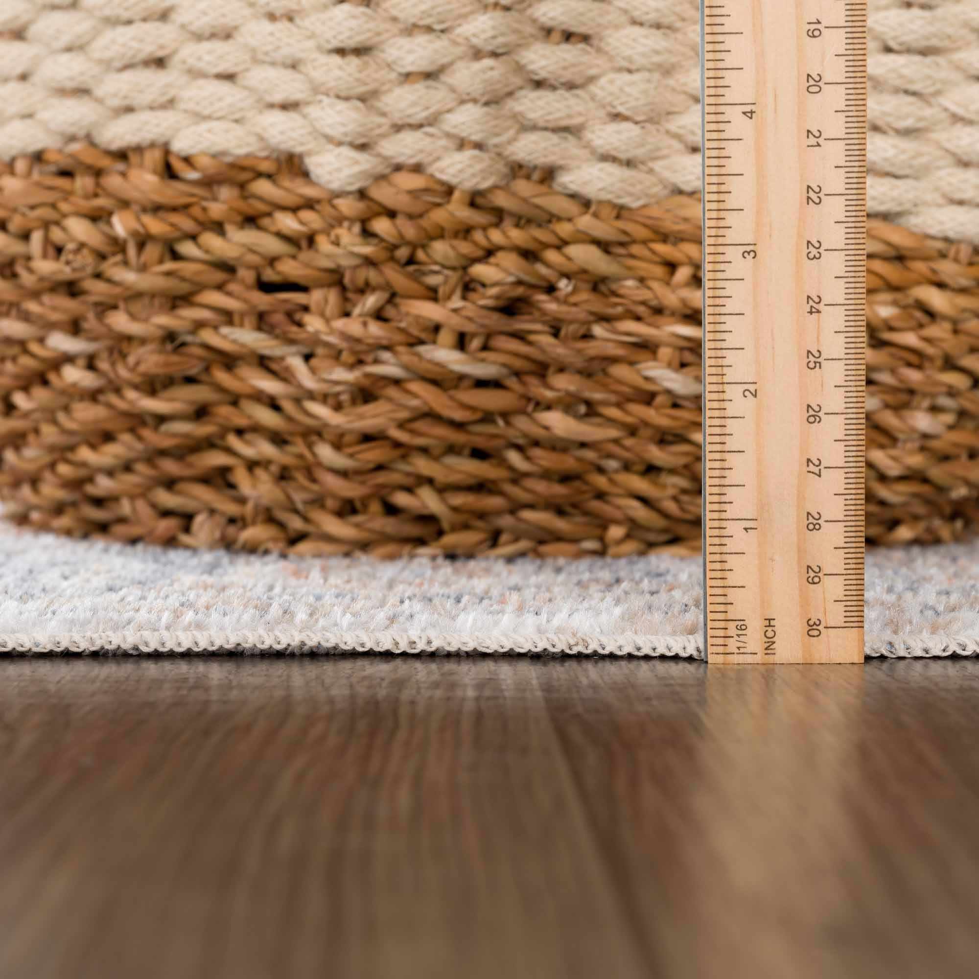 Boutique Rugs - Akram Gray & Orange Washable Area Rug