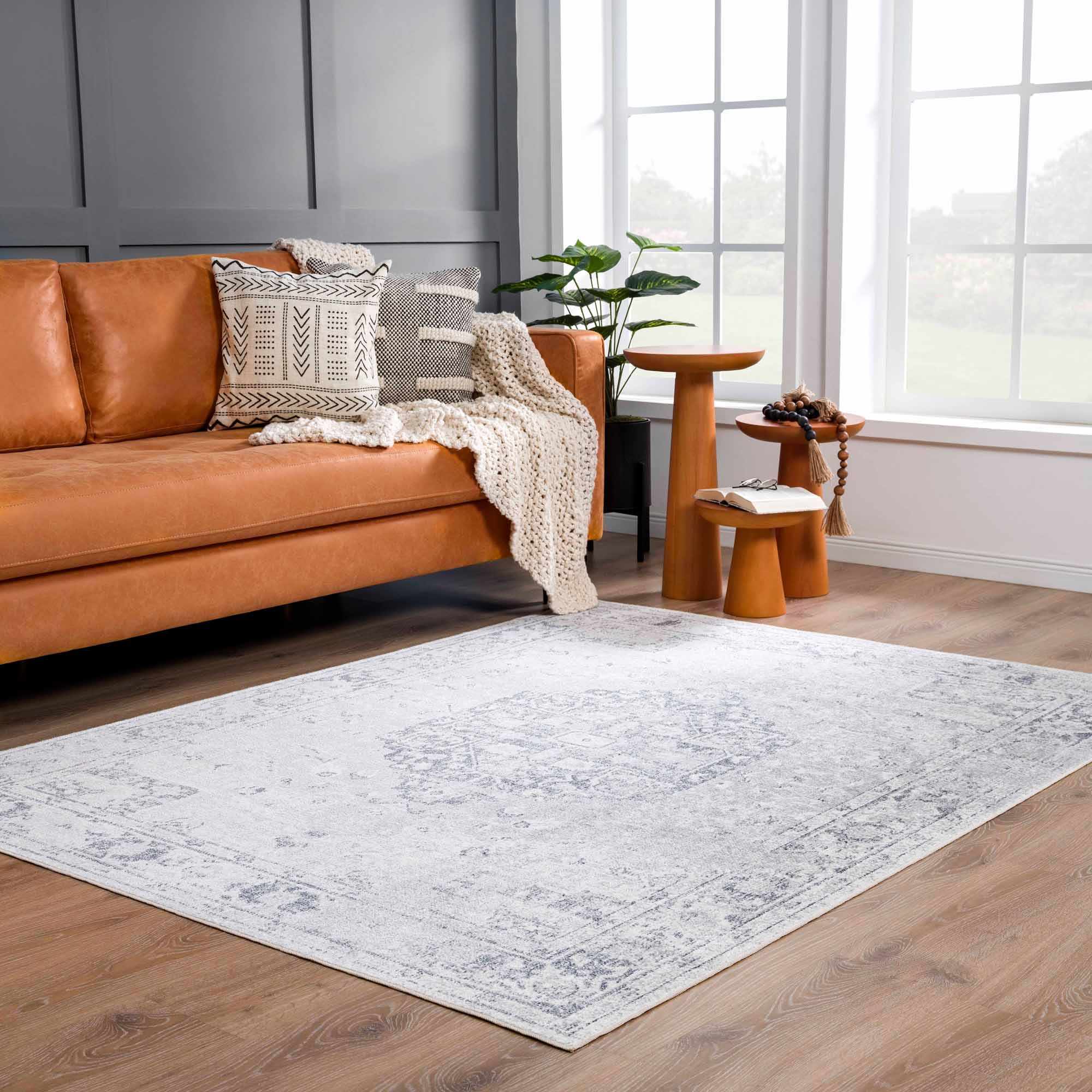 Boutique Rugs - Akram Cream & Antrasit Washable Area Rug