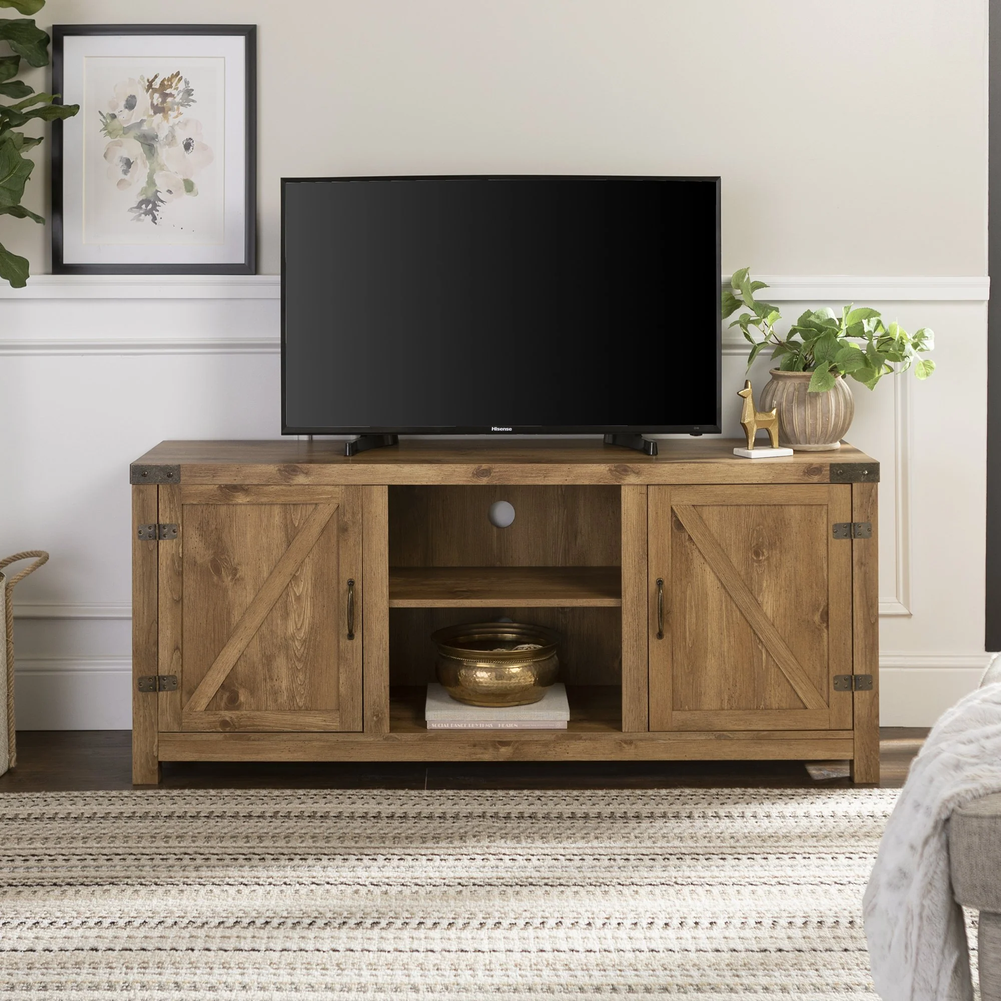 Barn Door TV Stand