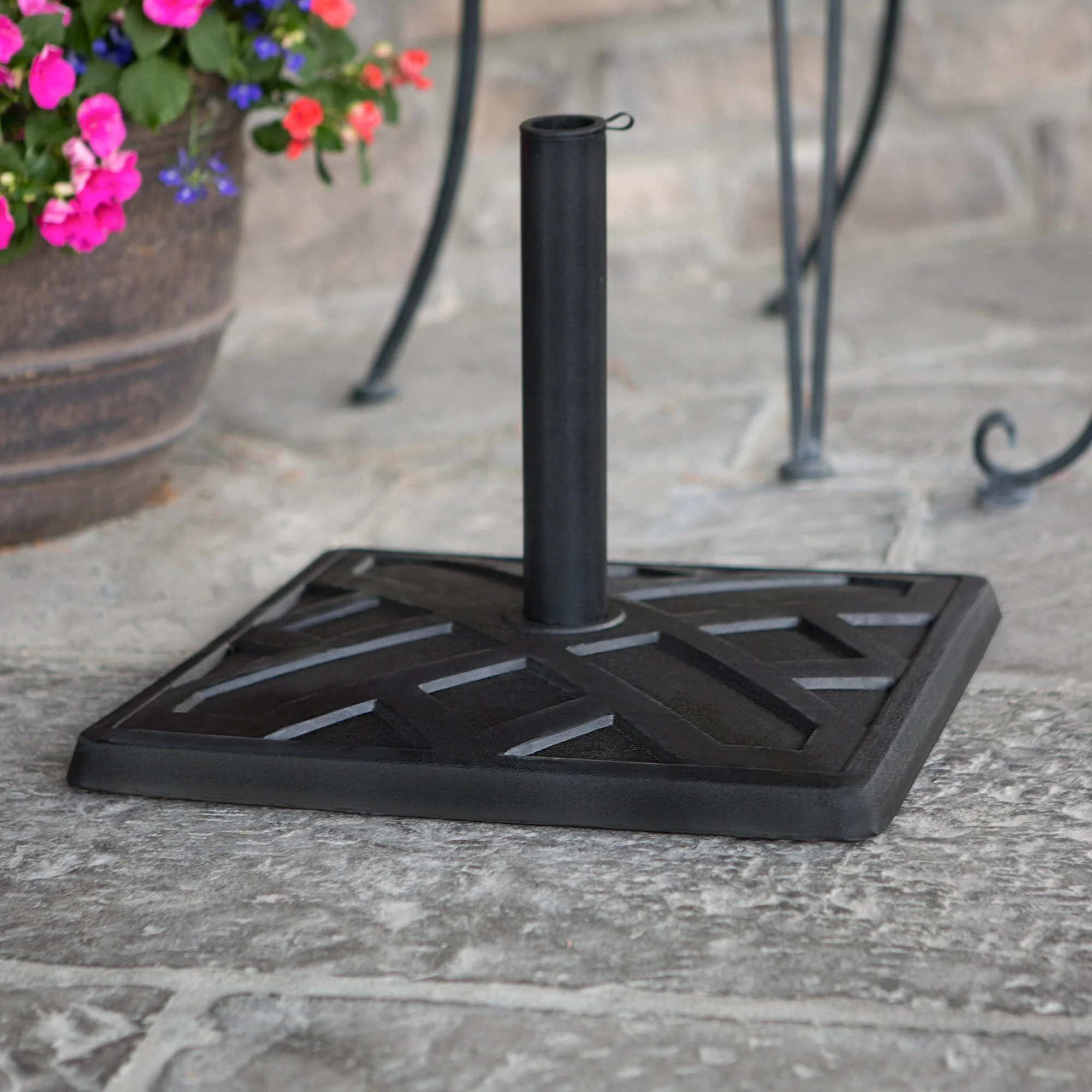 Square Outdoor Patio Umbrella Base