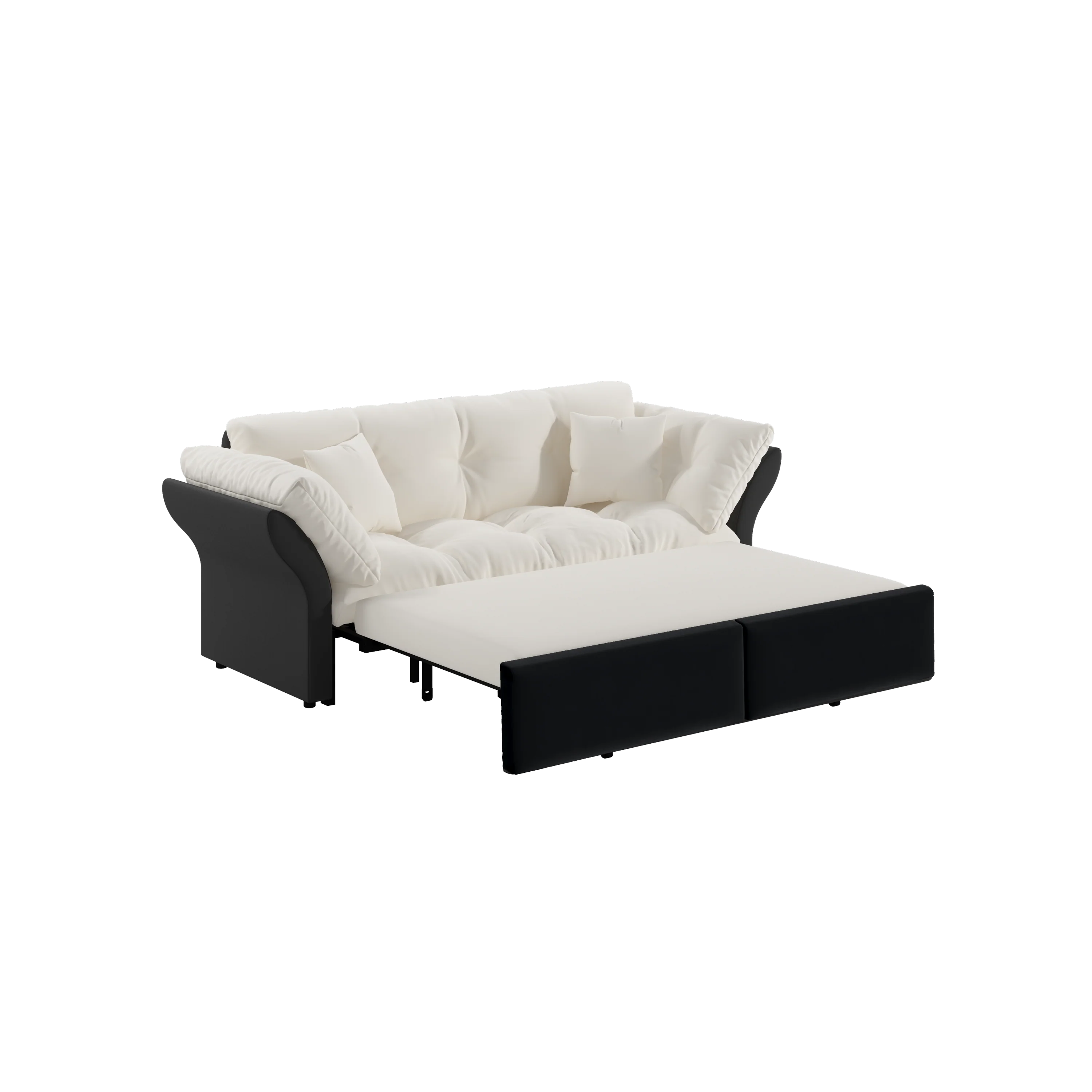 Walker Edison | 3-in-1 Convertible Queen Pull Out Sofa Bed