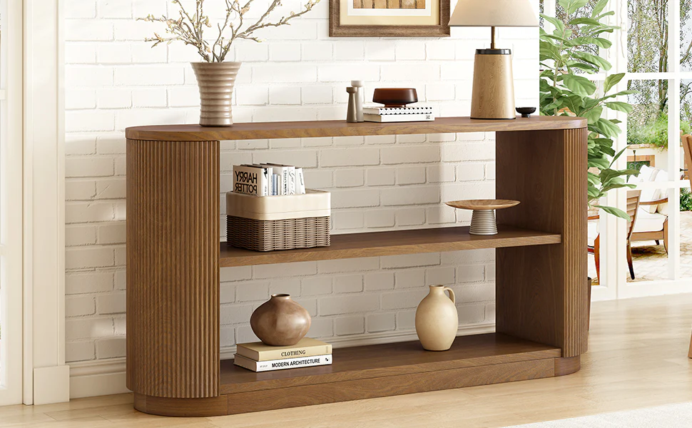 Walker Edison | Fluted Modern Entryway Console Table