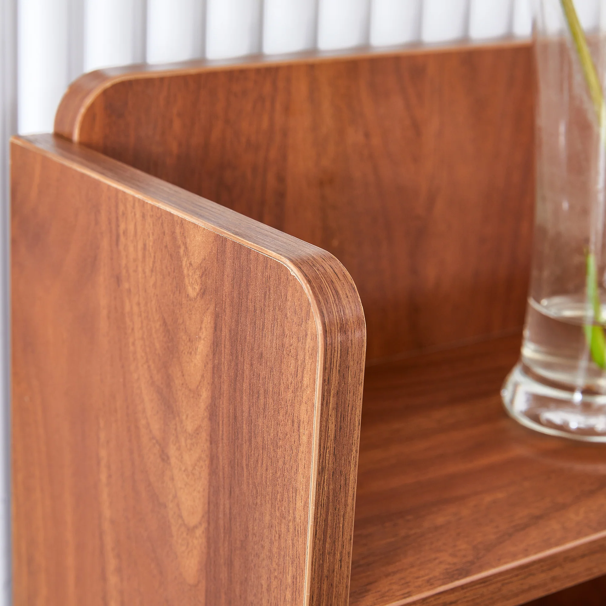 Walker Edison | Rattan Modern Minimalist Entryway Storage Cabinet