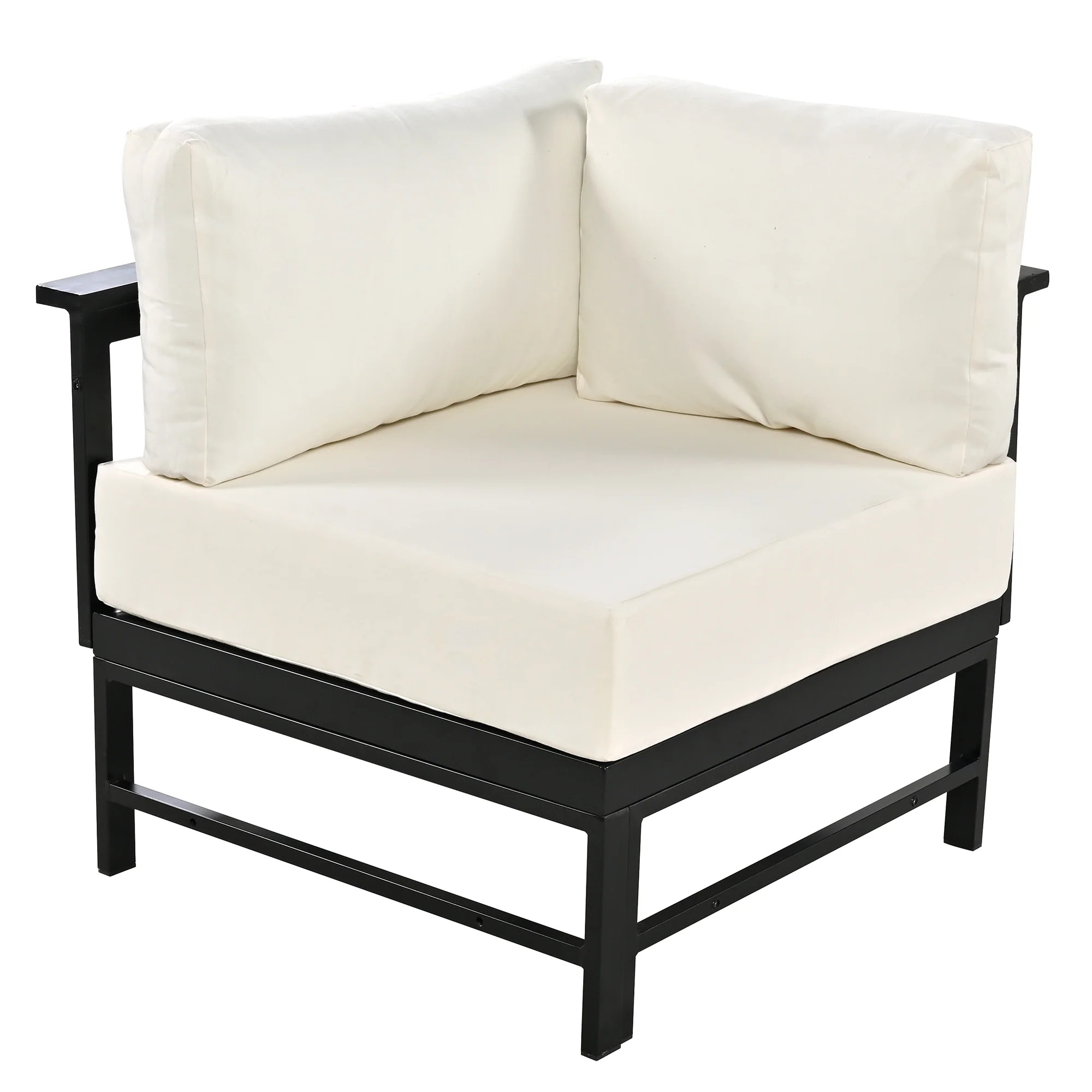 Walker Edison | Outdoor U-Shaped Sectional Sofa Set