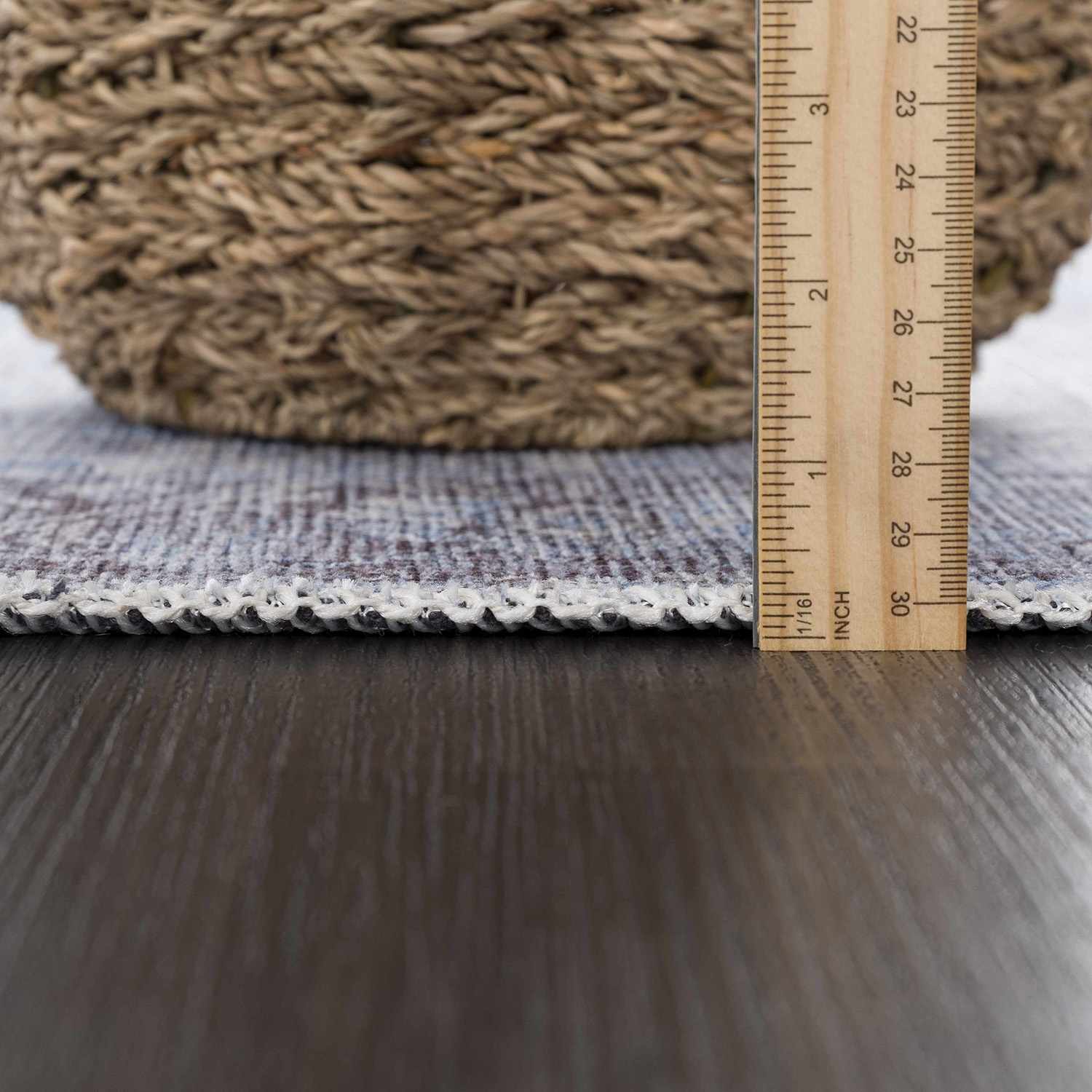 Boutique Rugs - Aqua Rosman Washable Runner & Area Rug