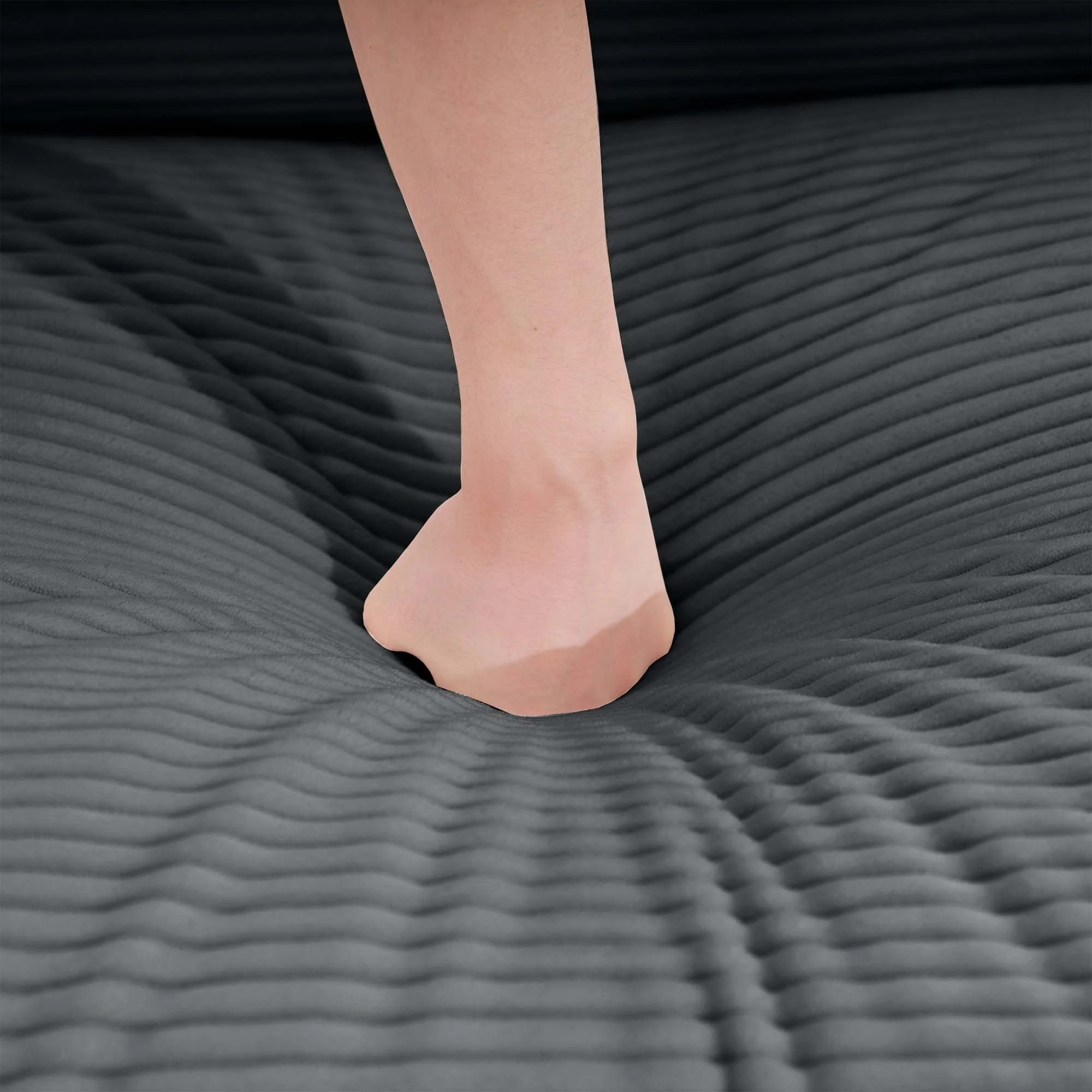 Walker Edison | Corduroy Cloud Plush Sectional Sofa with Ottoman