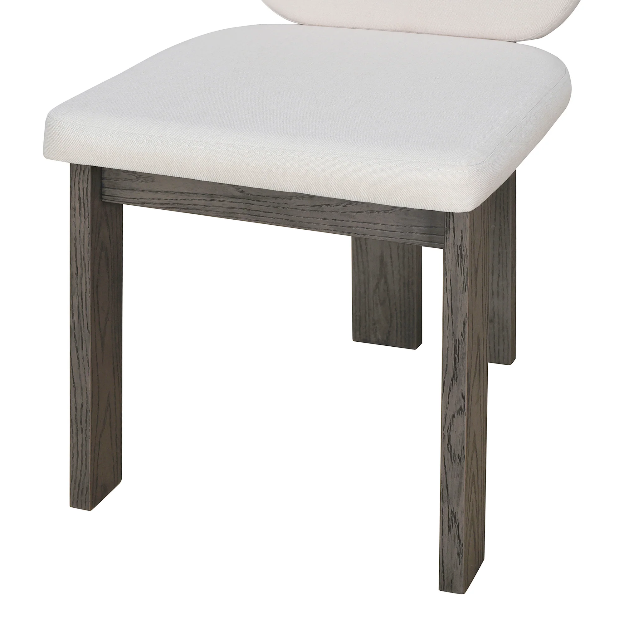 Walker Edison | 60' Wood 7-Piece Retro Dining Table Set for 6 with Upholstered Chairs