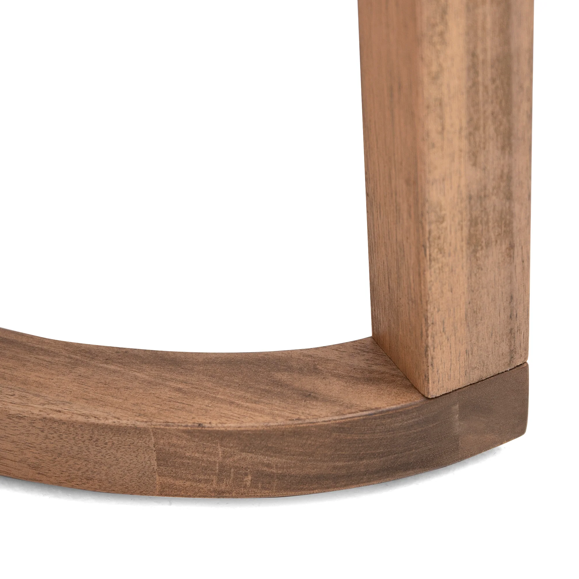 Walker Edison | Modern Outdoor Acacia Wood Patio Loveseat and Coffee Table