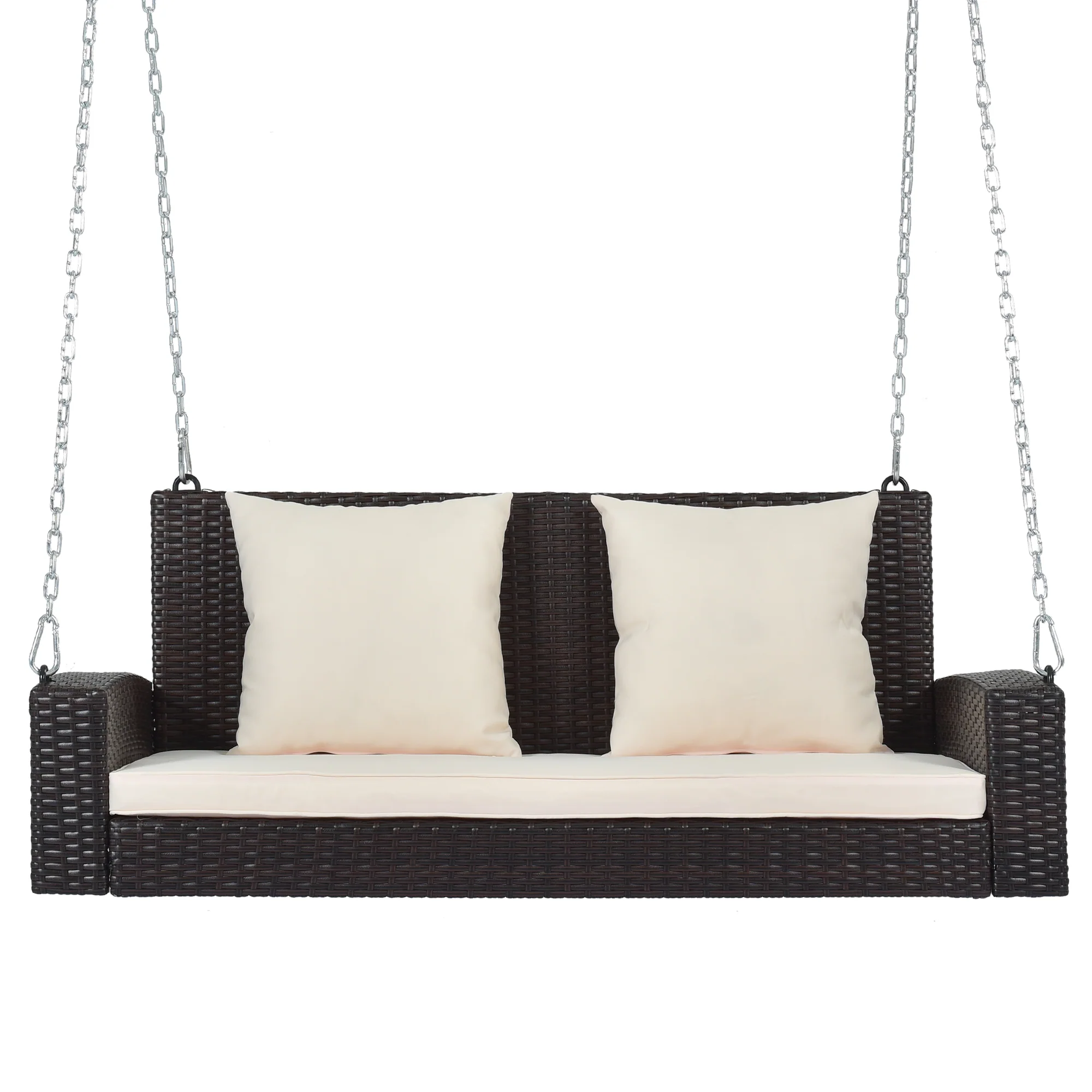 Walker Edison | Wicker Hanging Porch Swing