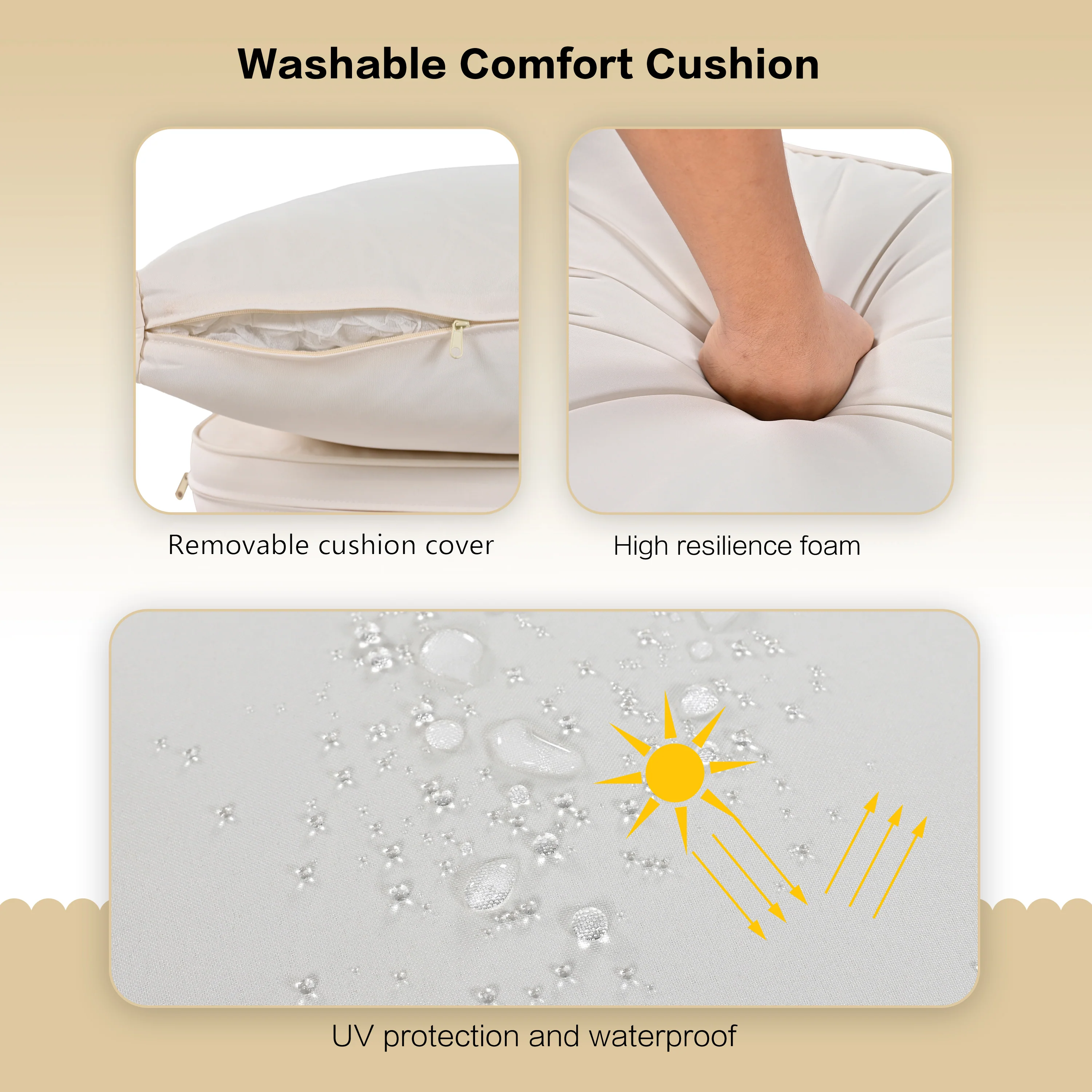 Walker Edison | Rope Patio Furniture Set