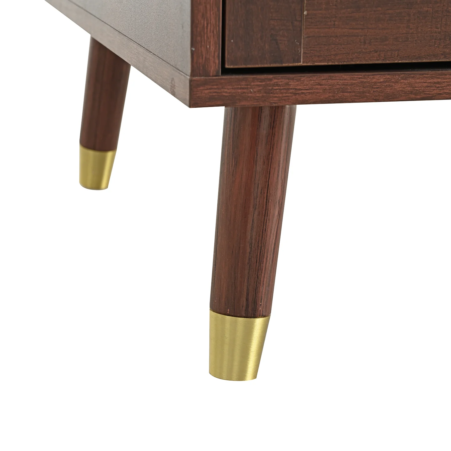 Walker Edison | 3-in-1 Makeup Vanity Desk with Lighted Flip-Top Mirror and Stool