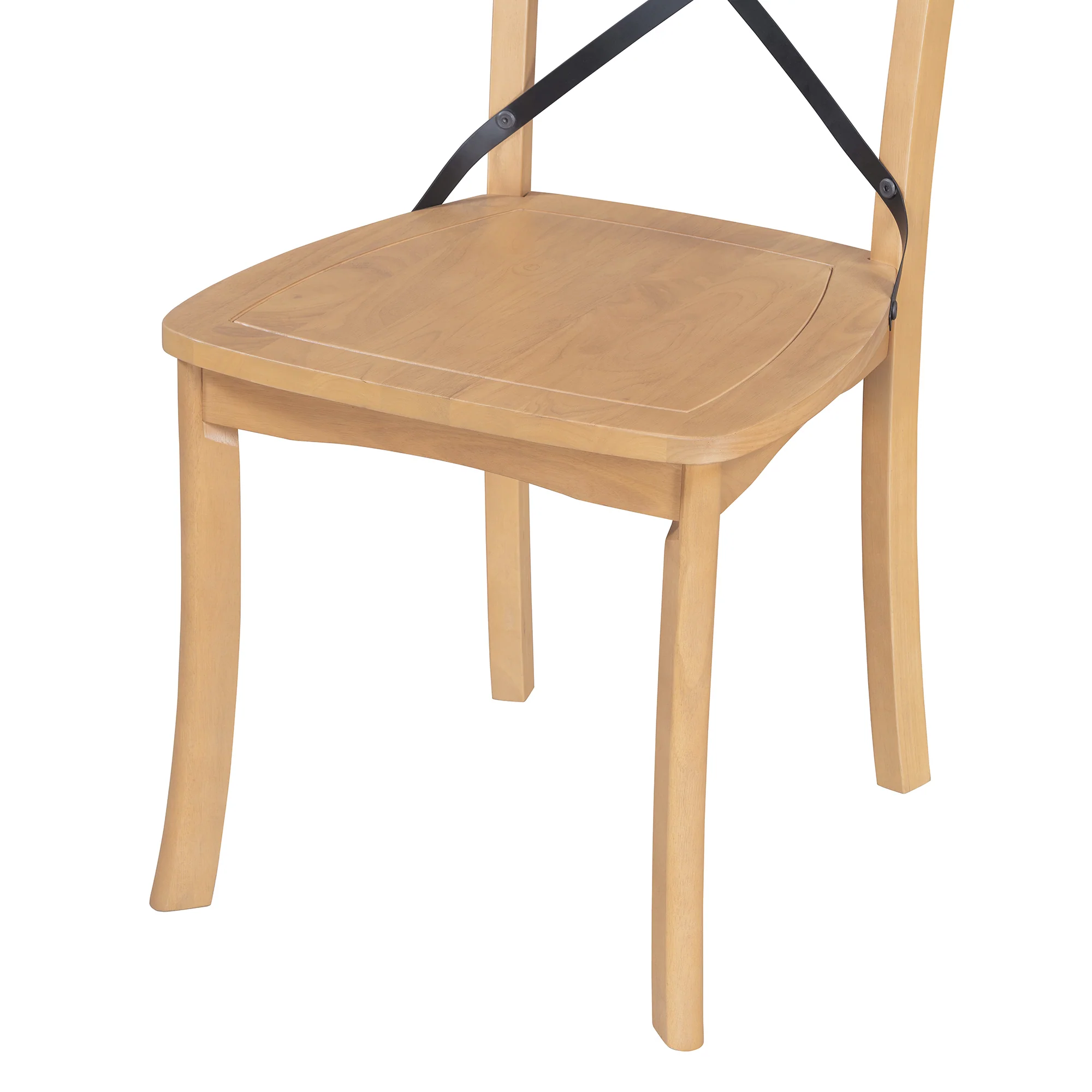 Walker Edison | Retro Simple 5-piece Dining Set with 4 Chairs