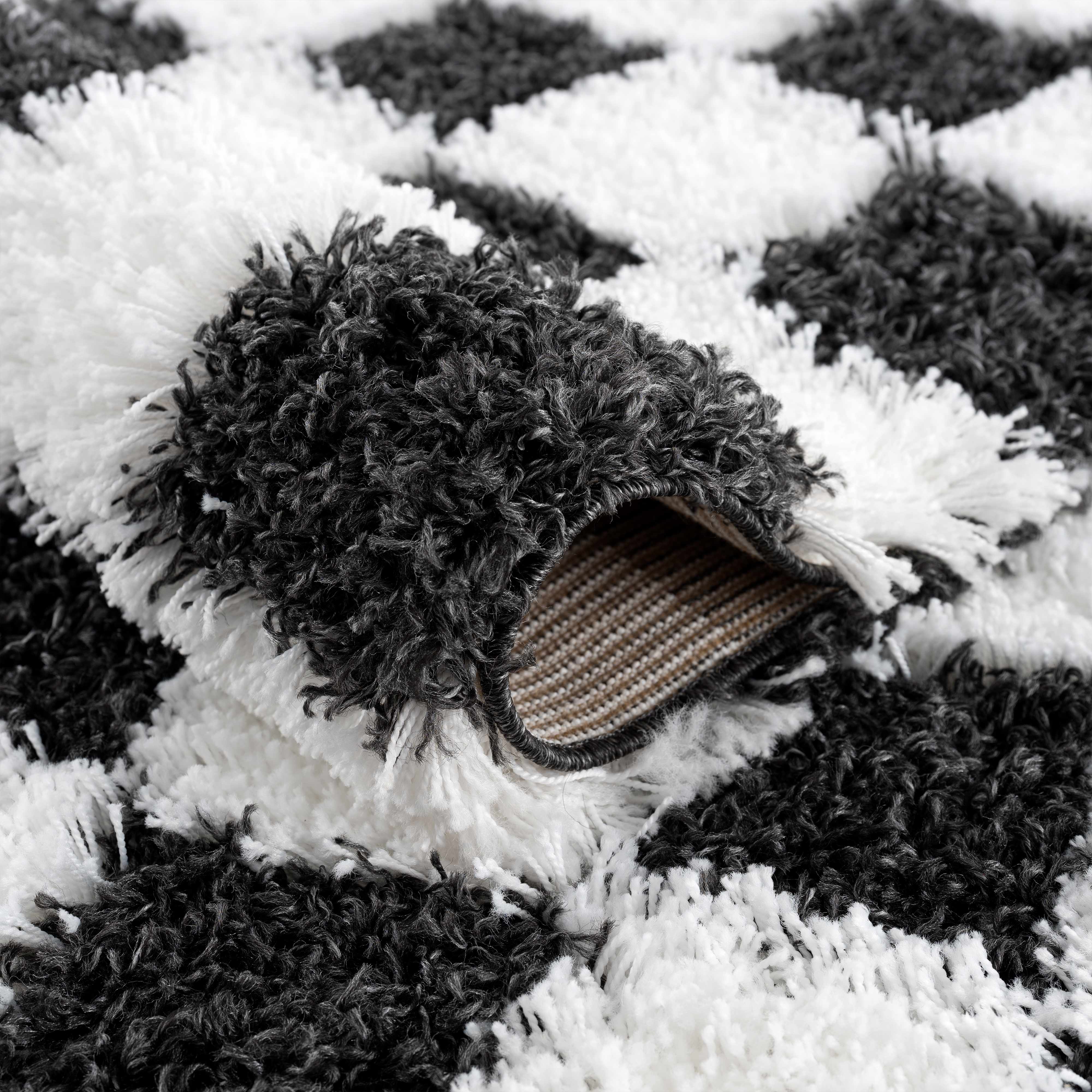 Boutique Rugs - Atira Black & White Checkered Area Rug