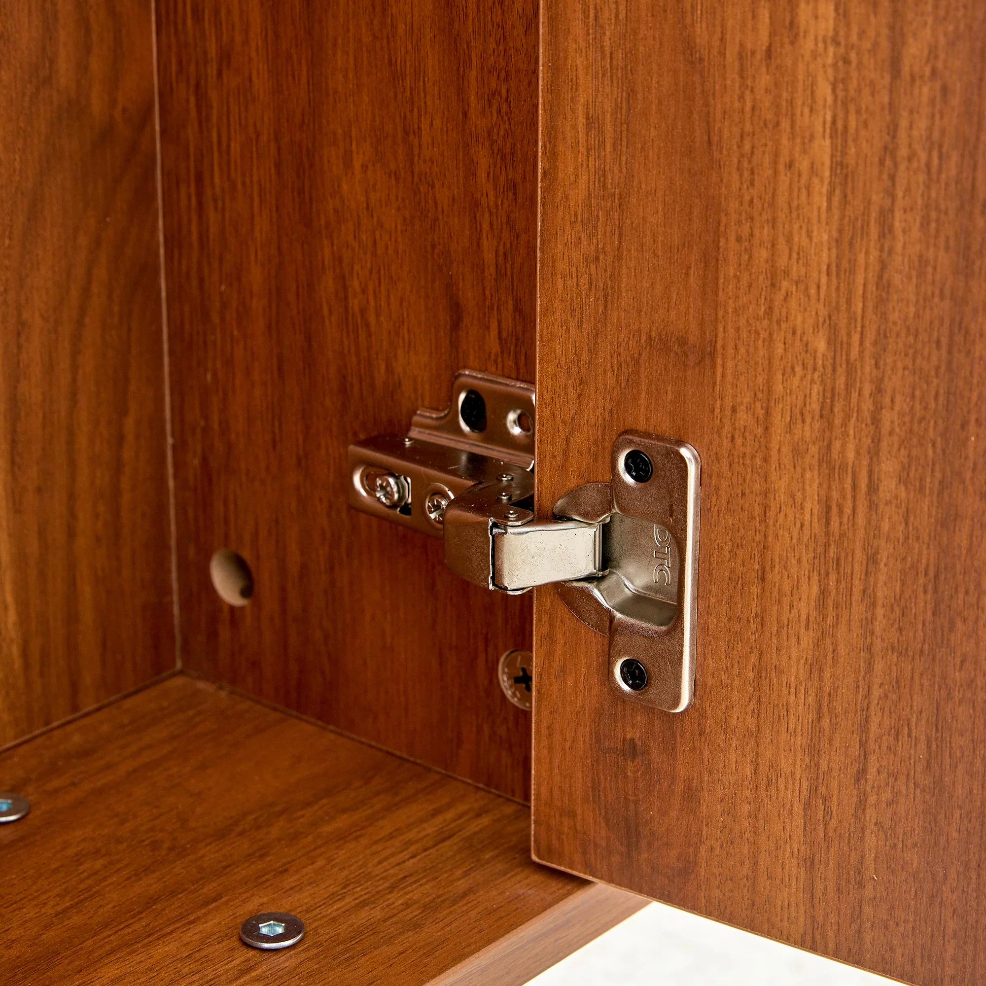 Walker Edison | Rattan Modern Minimalist Entryway Storage Cabinet