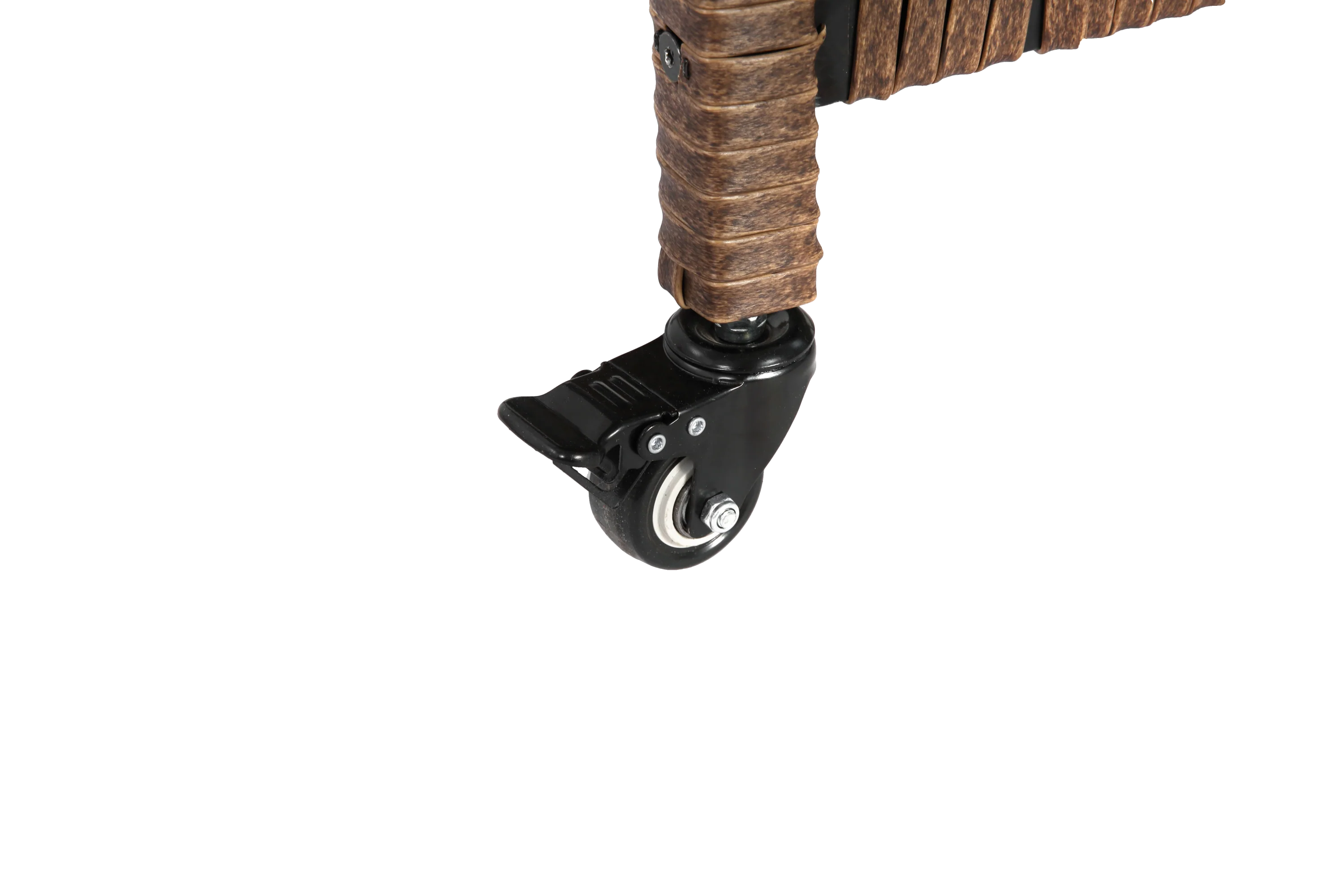 Walker Edison | Outdoor Brown Wicker Bar Cart