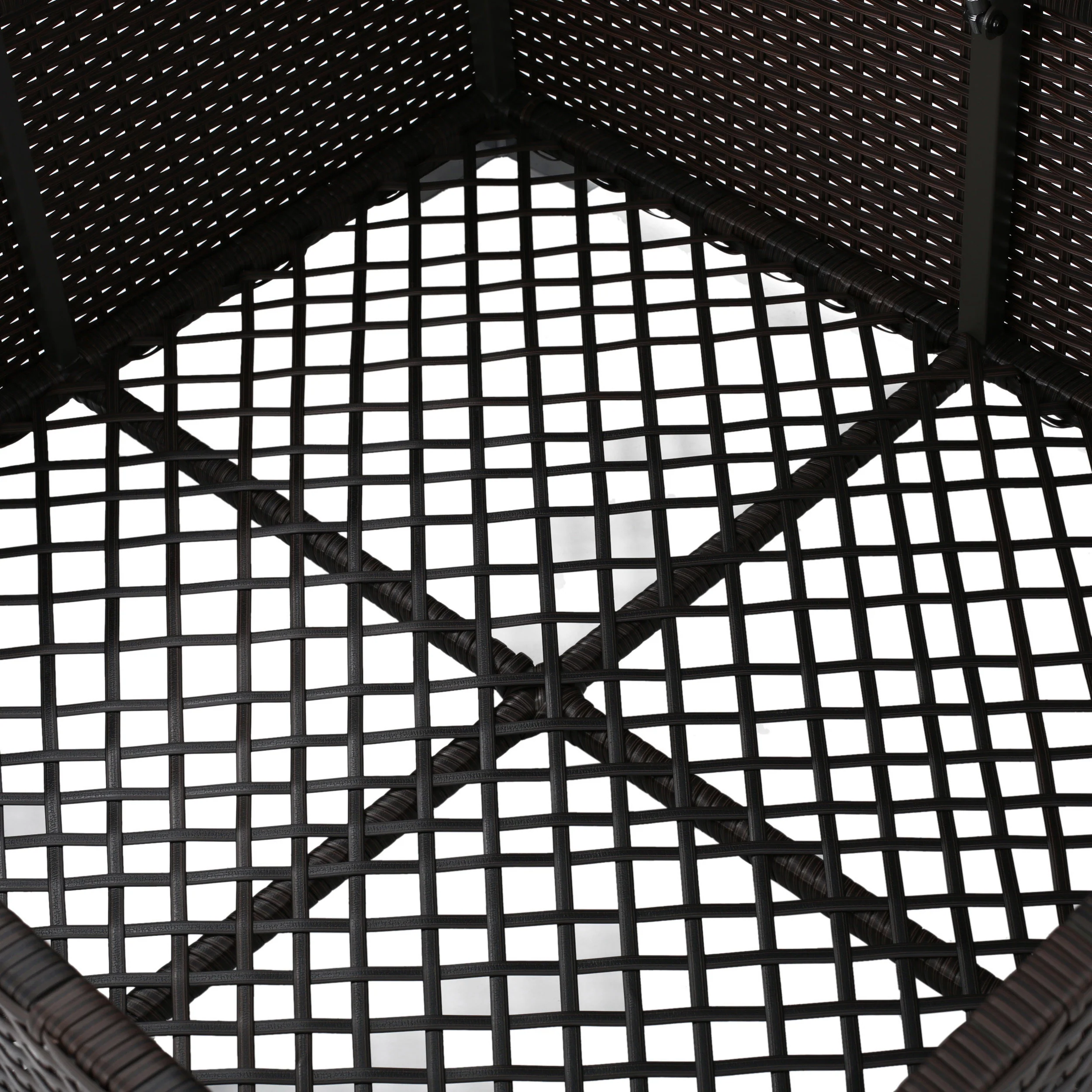 Walker Edison | Outdoor Wicker Storage Coffee Table