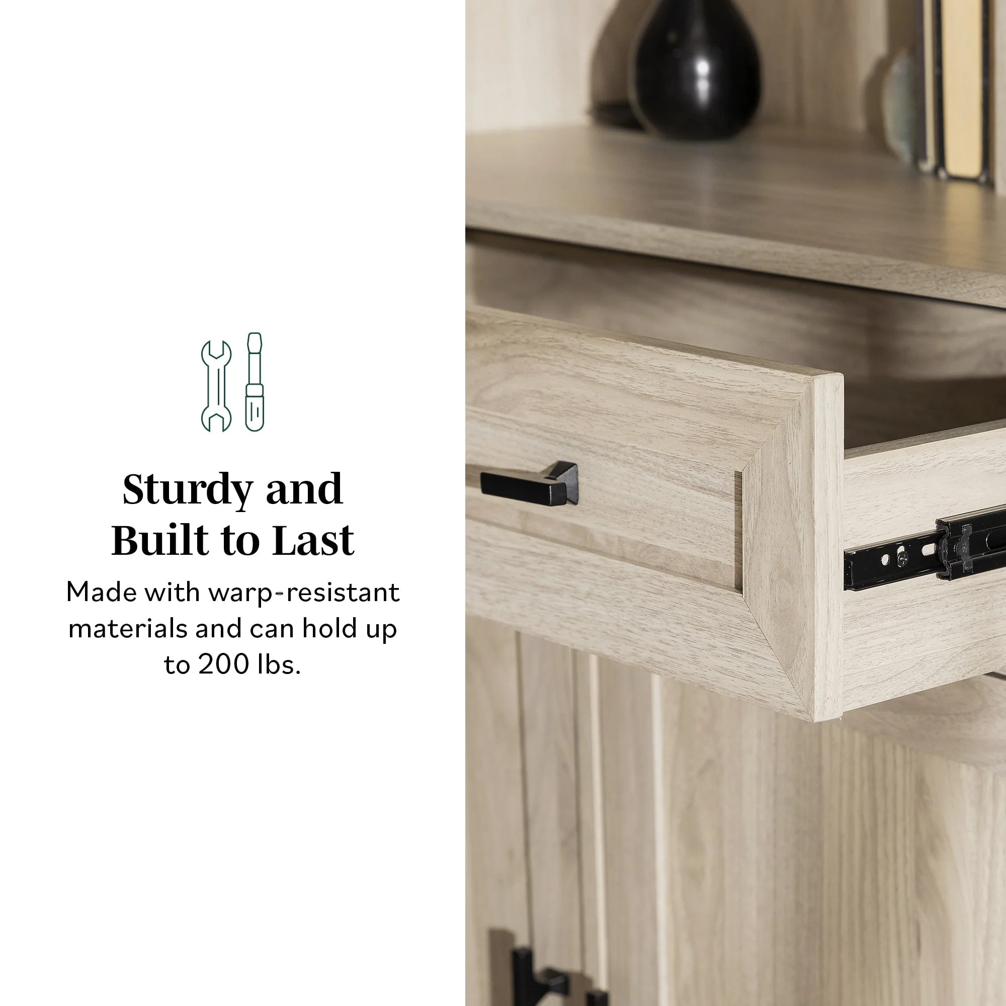 Belfast Storage Desk and Hutch