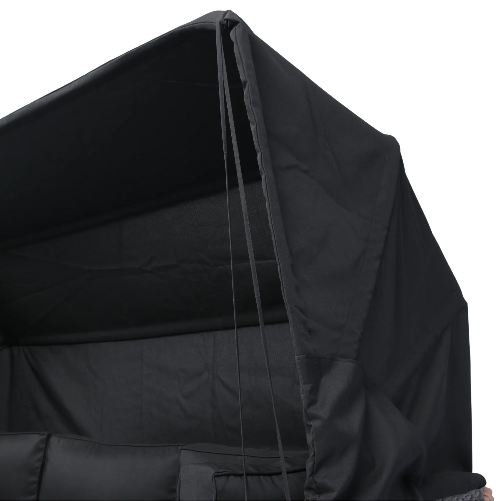 Walker Edison | 7-Piece Outdoor Patio Canopy Wicker Rattan Sectional Sofa Set