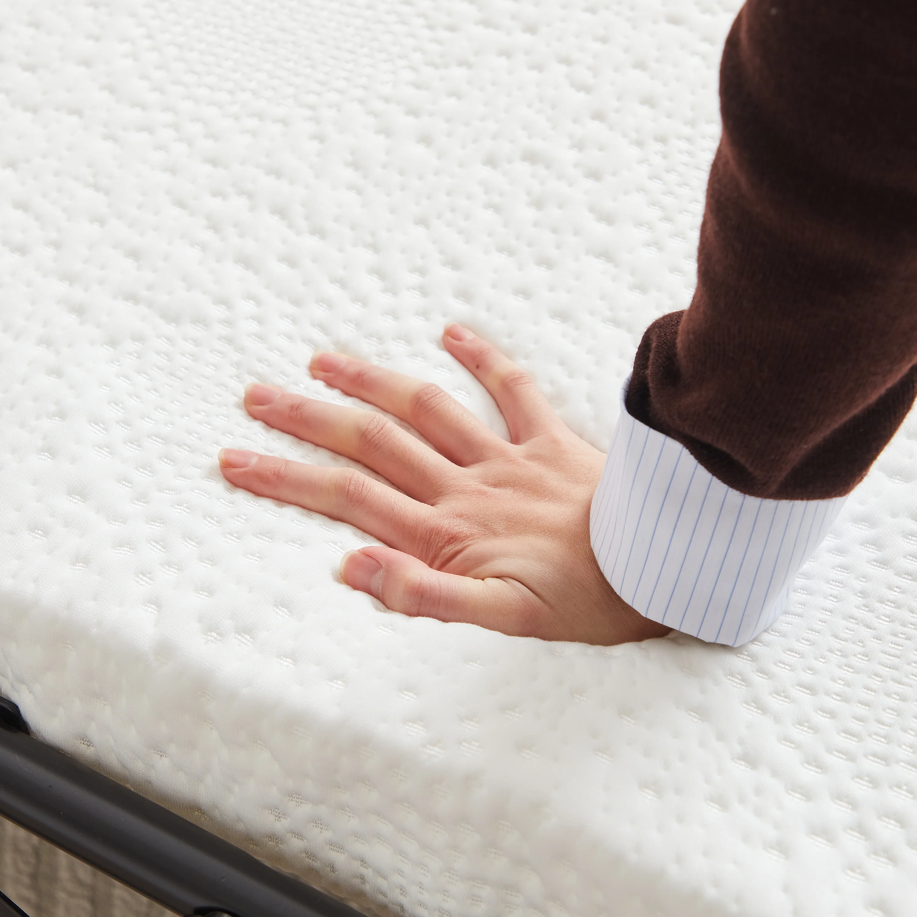 Walker Edison | Futon Grey Corduroy Pull Out Sleeper Sofa Bed