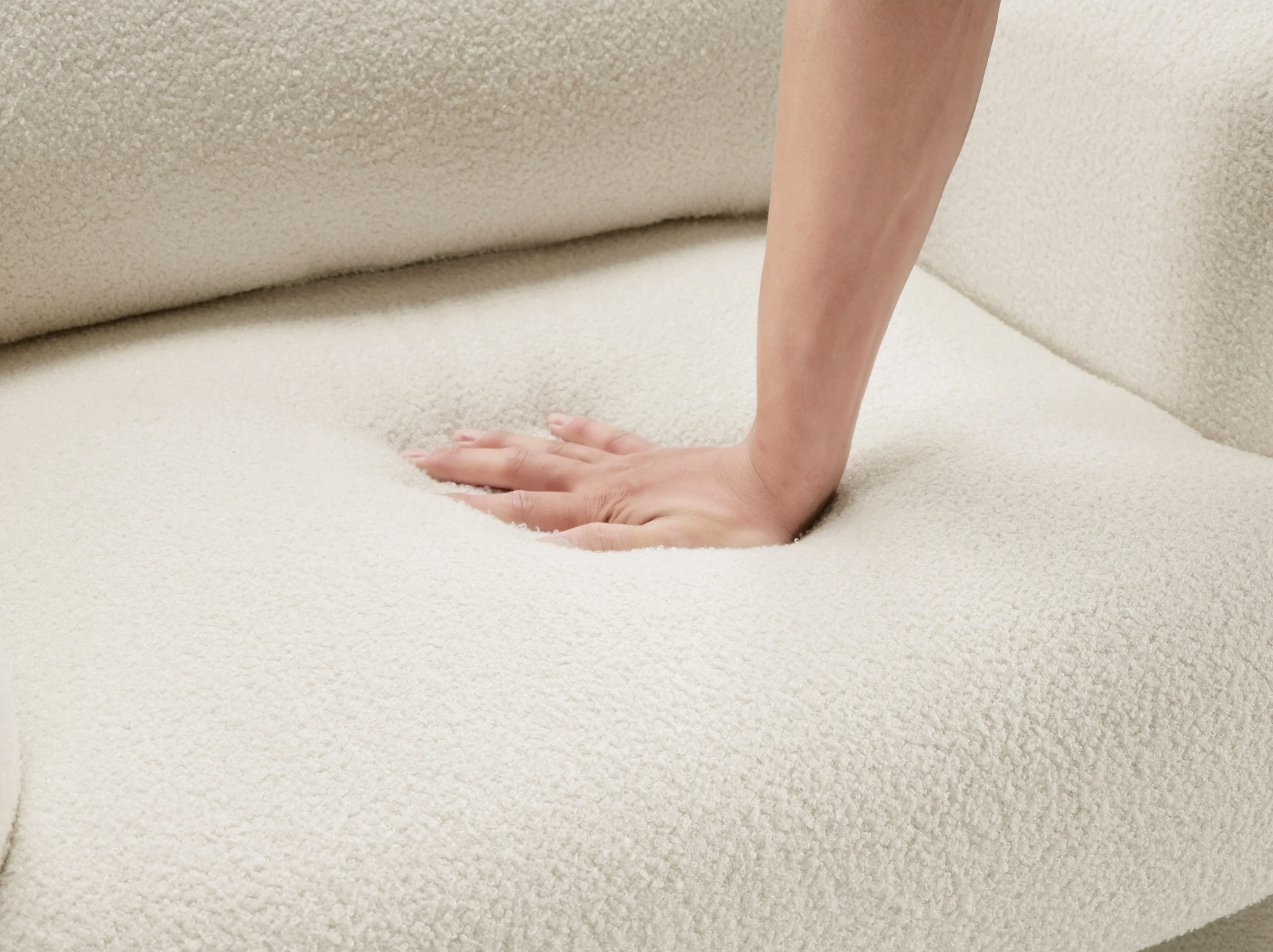 Walker Edison | Contemporary Boucle Accent Chair