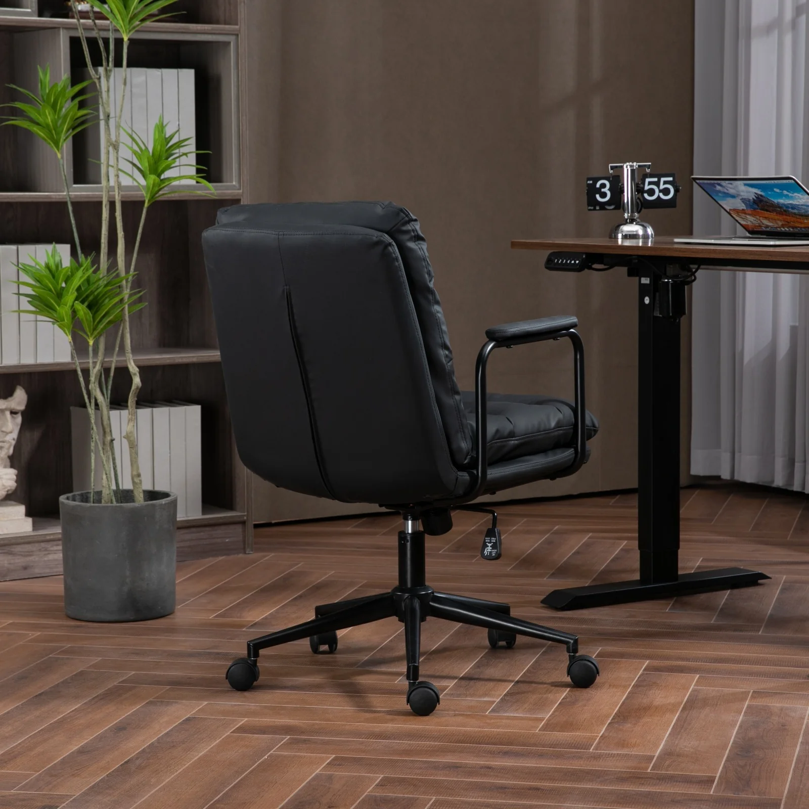 Walker Edison | Ergonomic Faux Leather Computer Rolling Swivel Chair