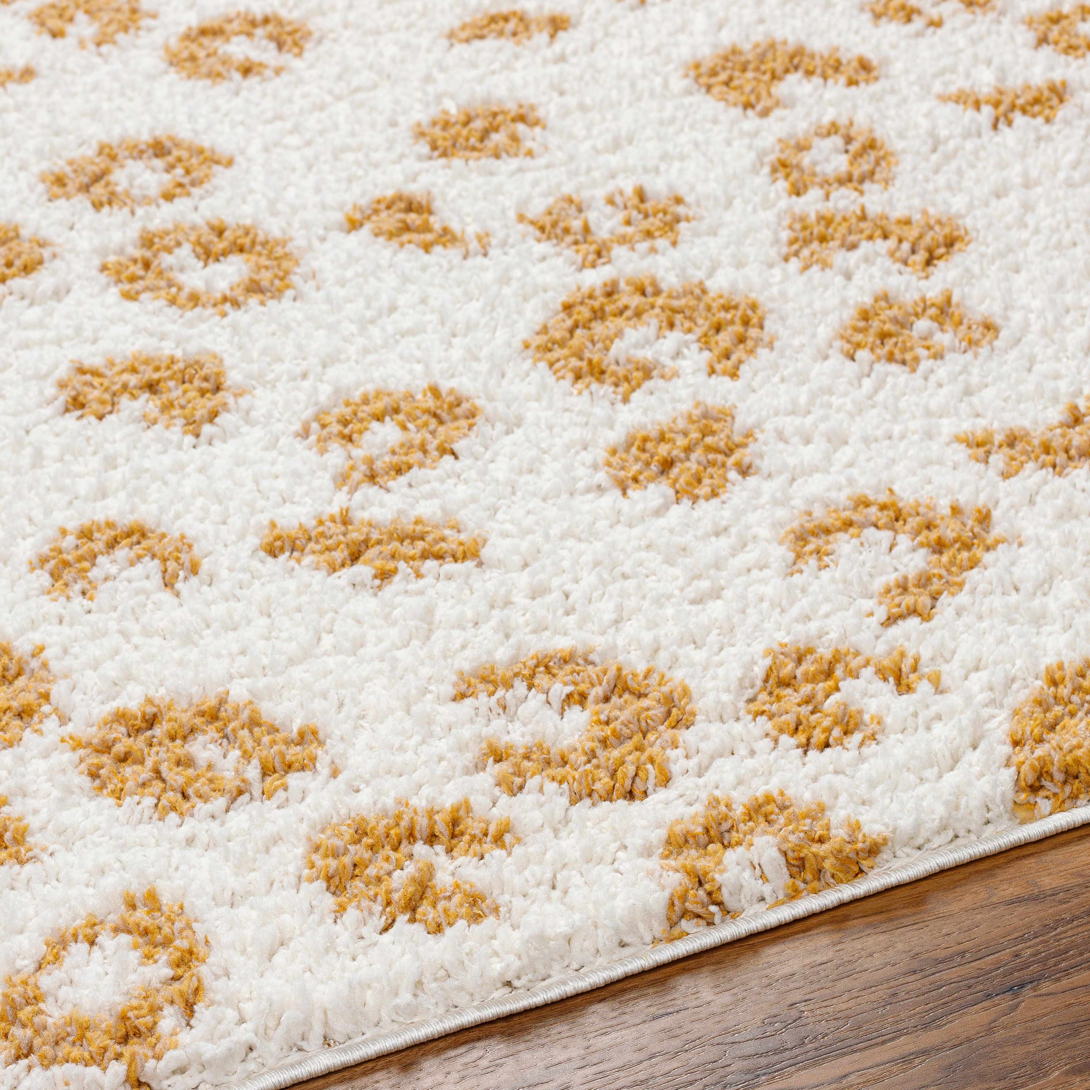 Boutique Rugs - Altin Leopard Print White Area Rug