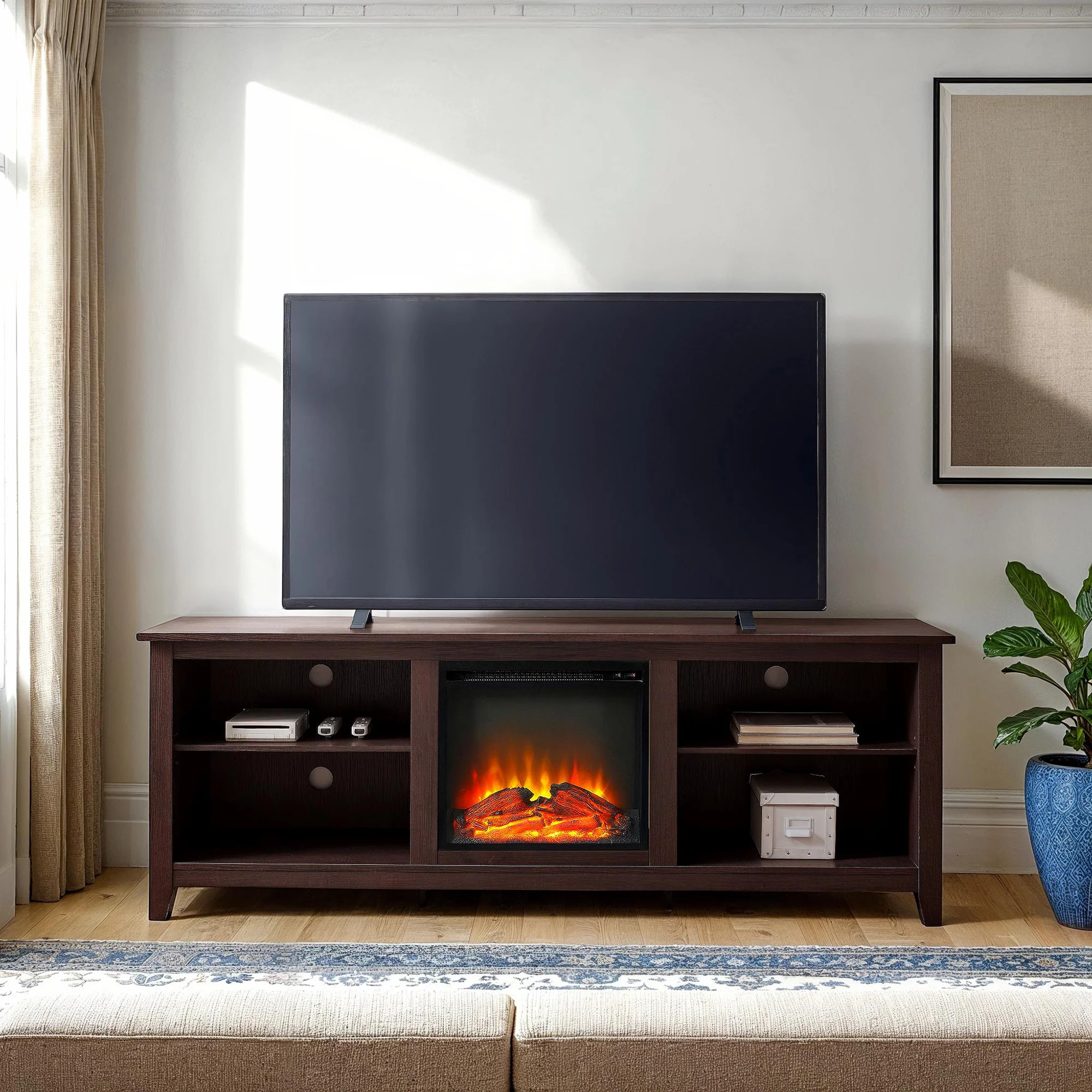 Essential Fireplace TV Stand