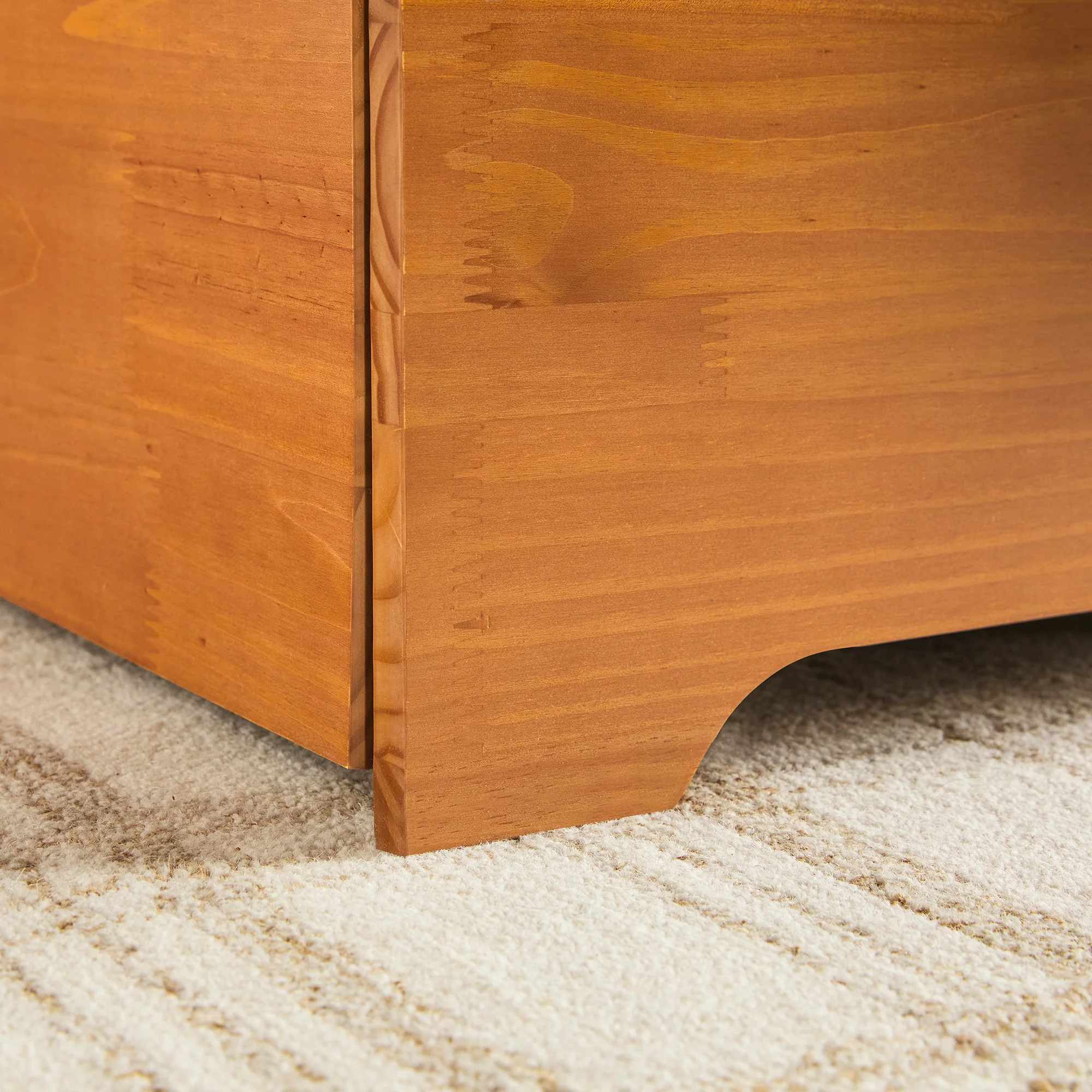 Sloane Mid-Century Modern Solid Wood Storage Bed