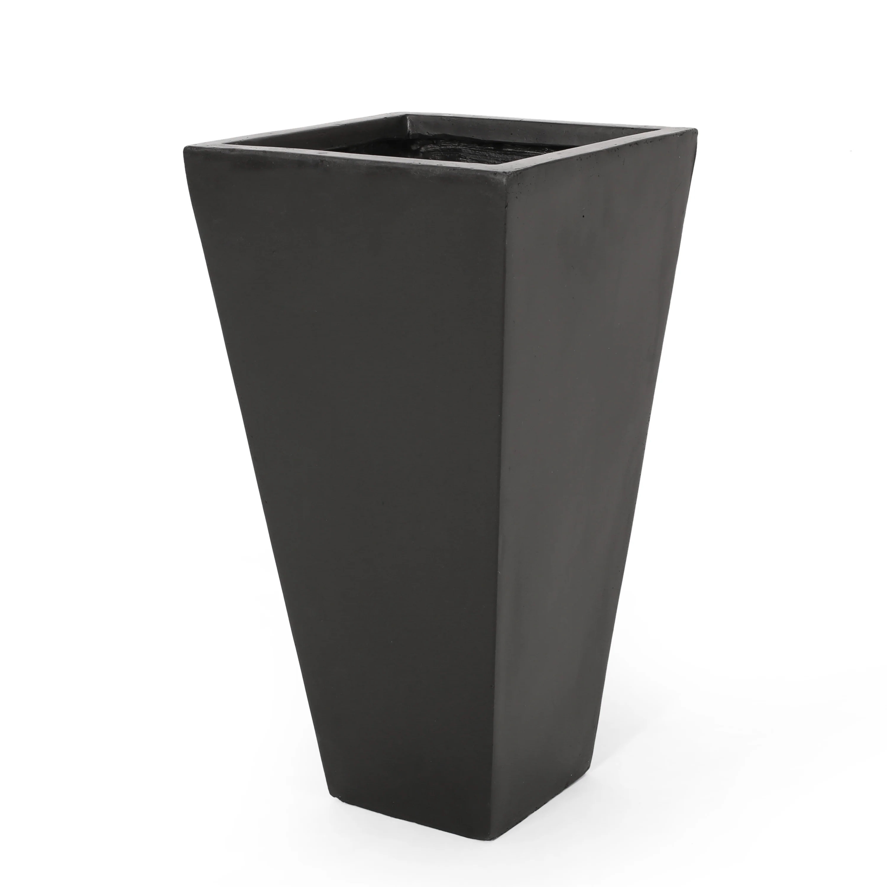 Walker Edison | Black Outdoor Modern Planter