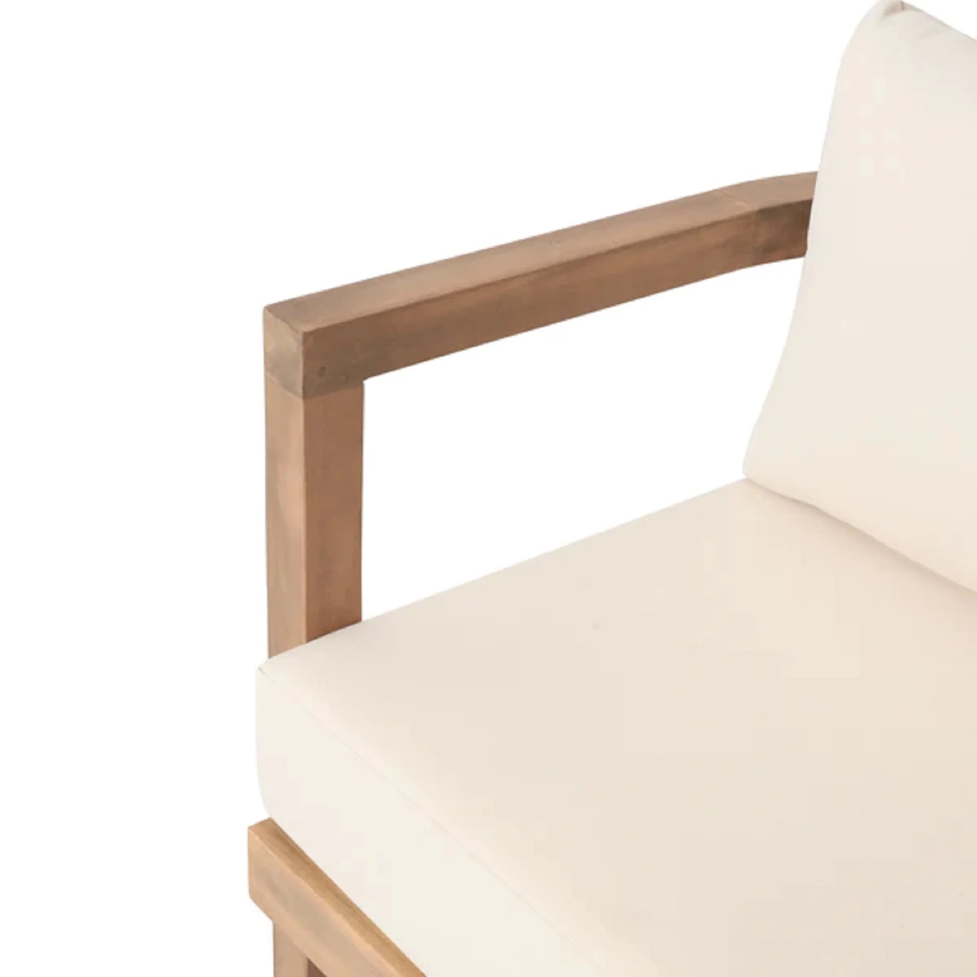 Walker Edison | 4-Pieces Acacia Wood Patio Furniture Set