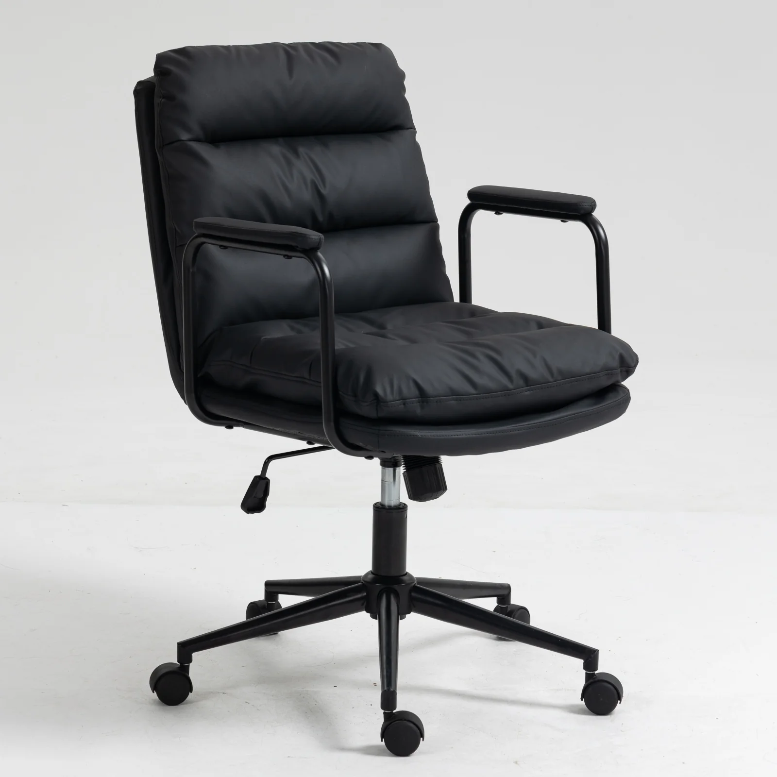 Walker Edison | Ergonomic Faux Leather Computer Rolling Swivel Chair