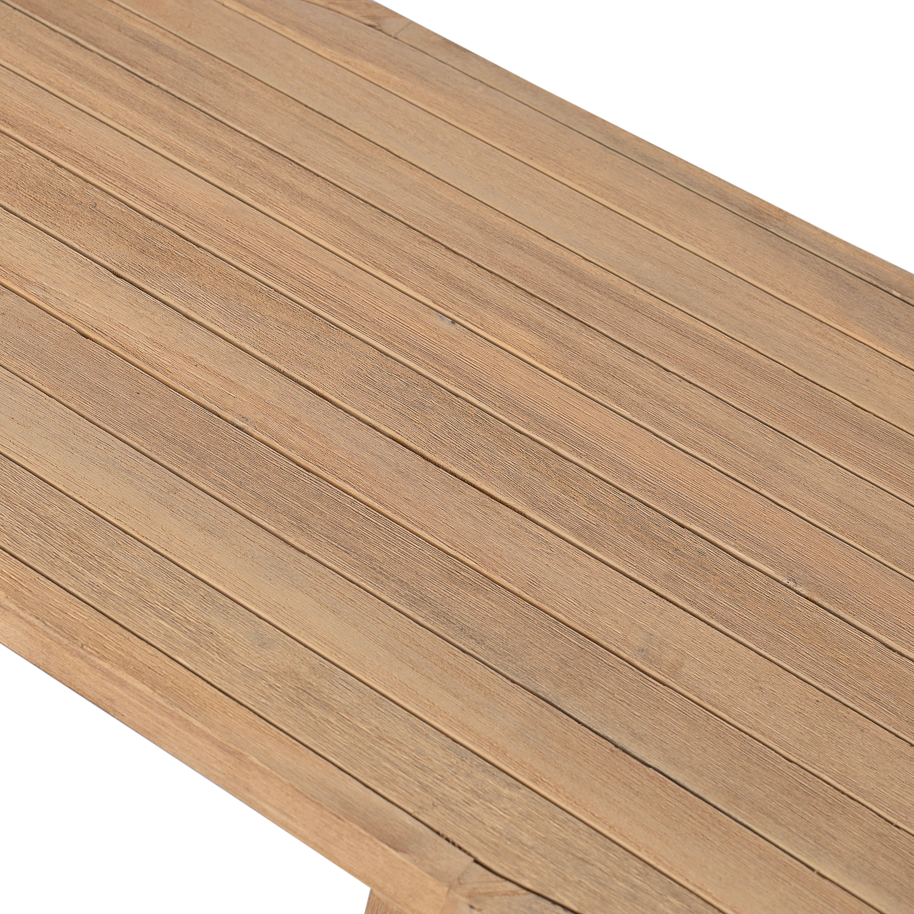 Walker Edison | Outdoor Acacia Wood Oval Coffee Table with Rope