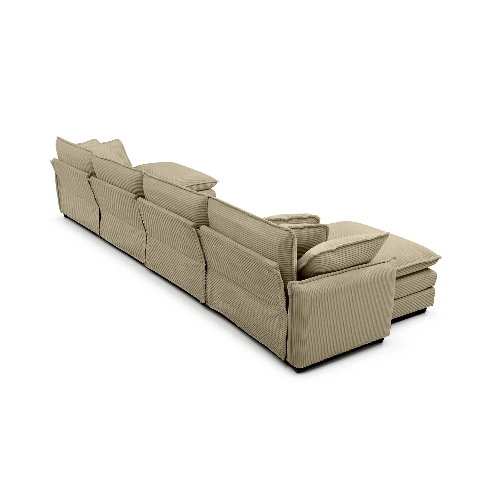 Walker Edison | Retro Chic: Corduroy Couch Cloud Modular Sofa Design