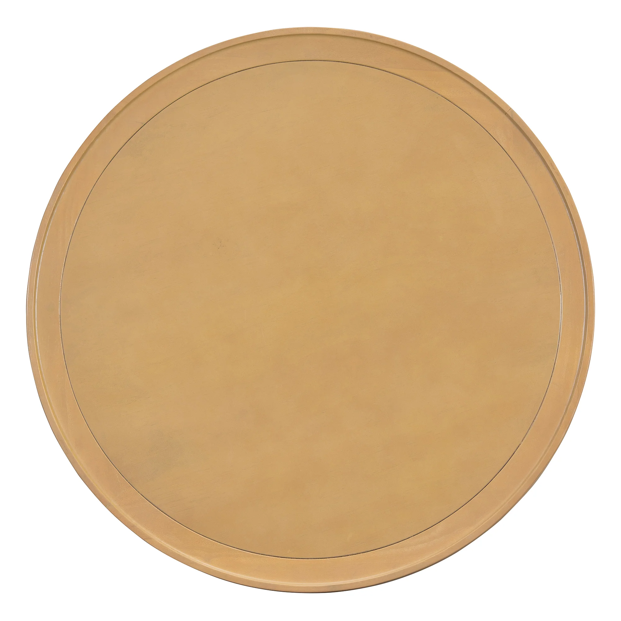 Walker Edison | Tiered Round Rattan Coffee Table with Storage