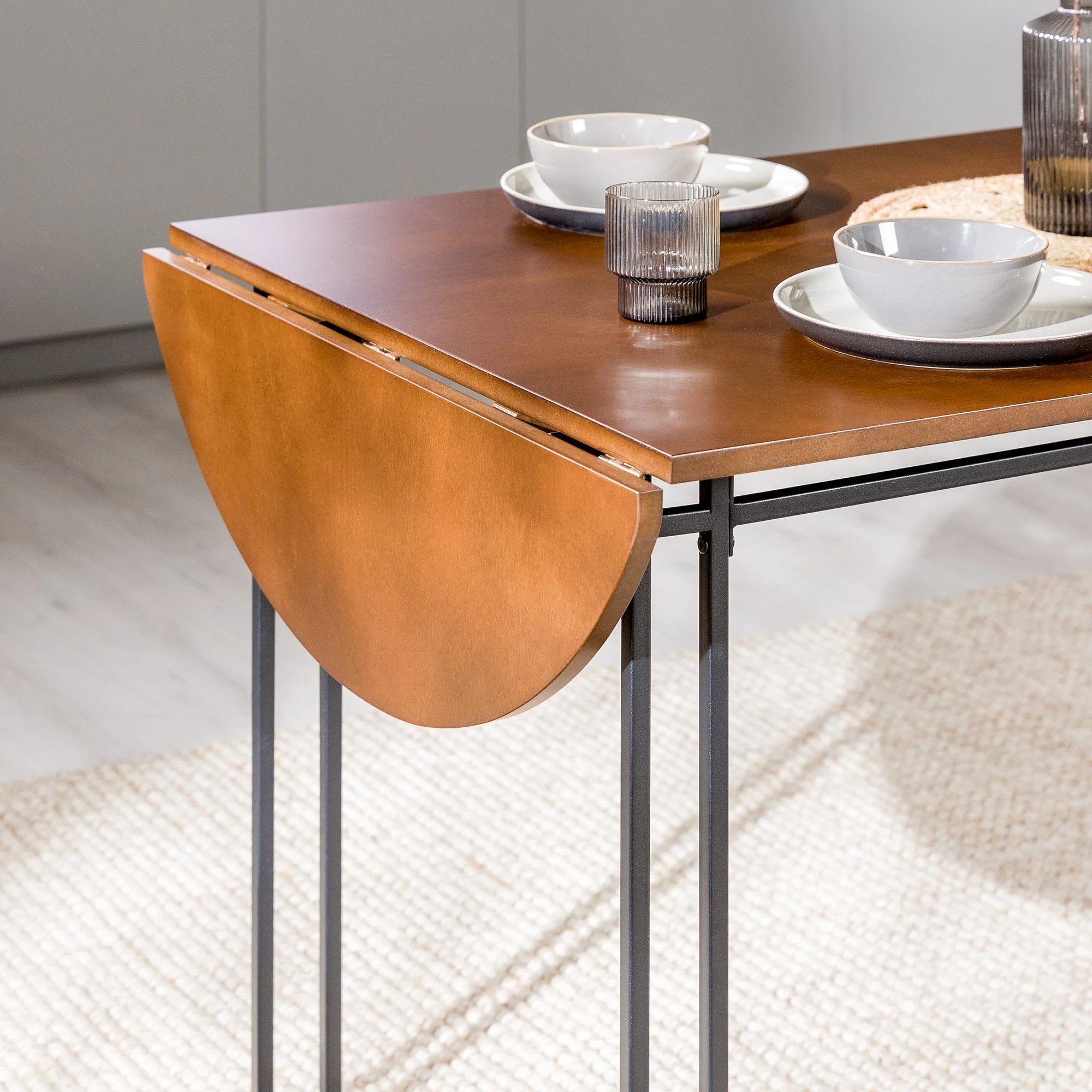 Weber Oval Drop Leaf Dining Table