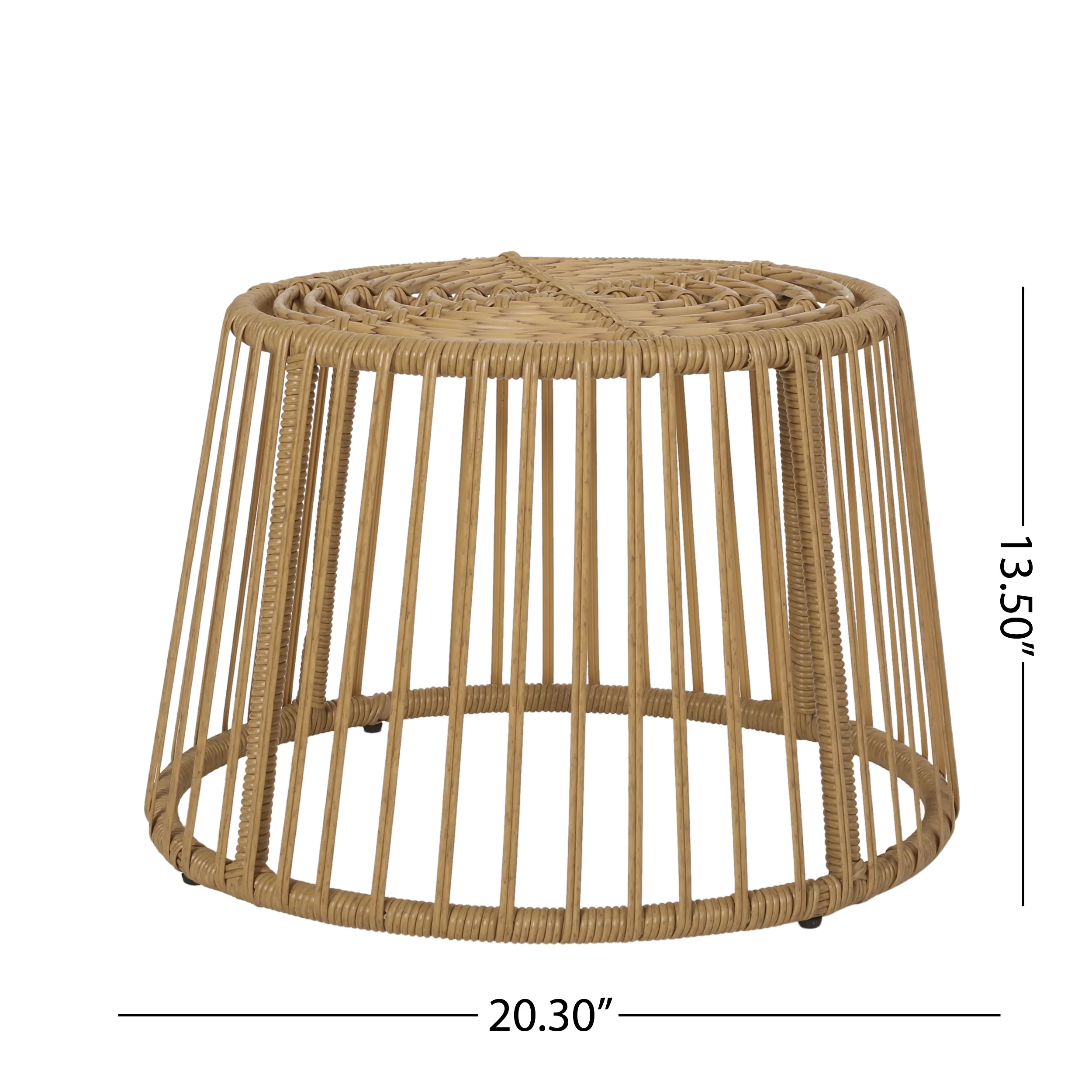 Walker Edison | Outdoor Rattan Side Table