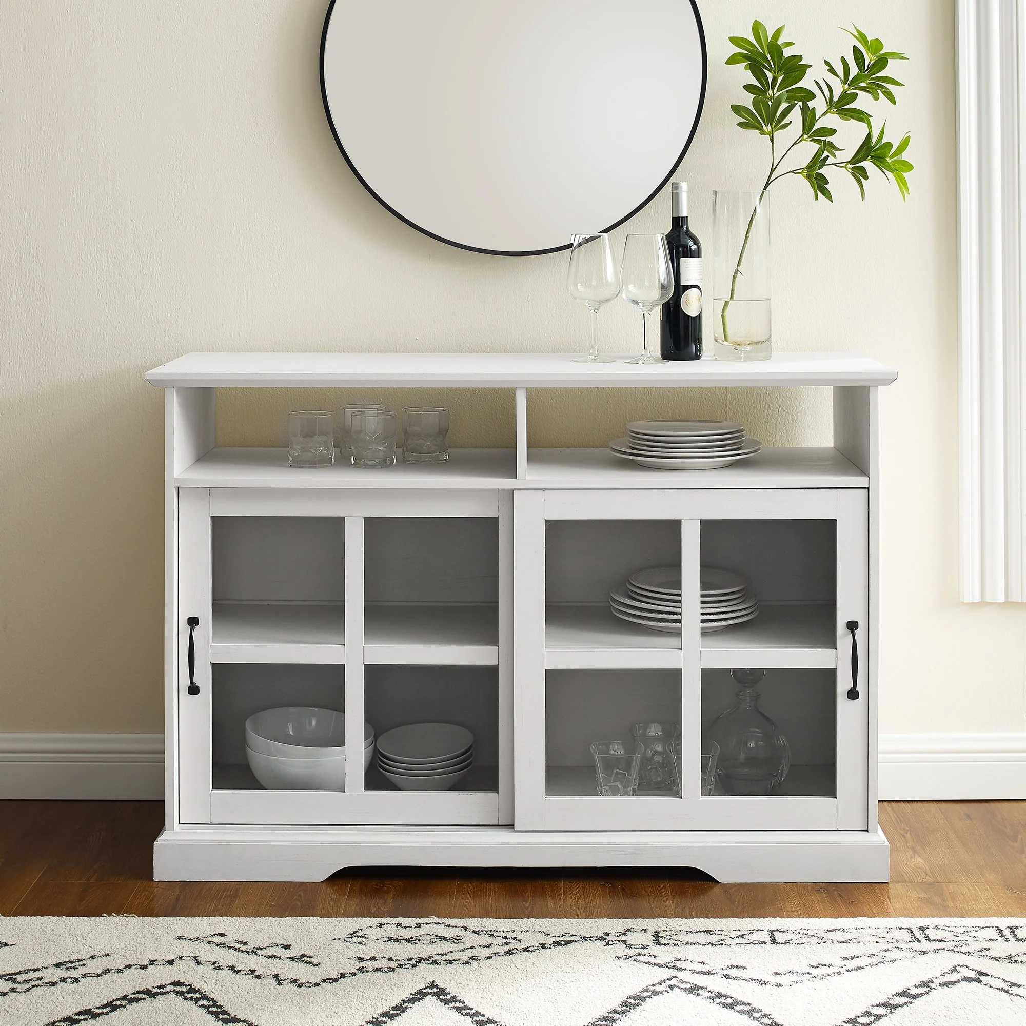 Boden Sliding Glass Door Buffet Sideboard & TV Stand
