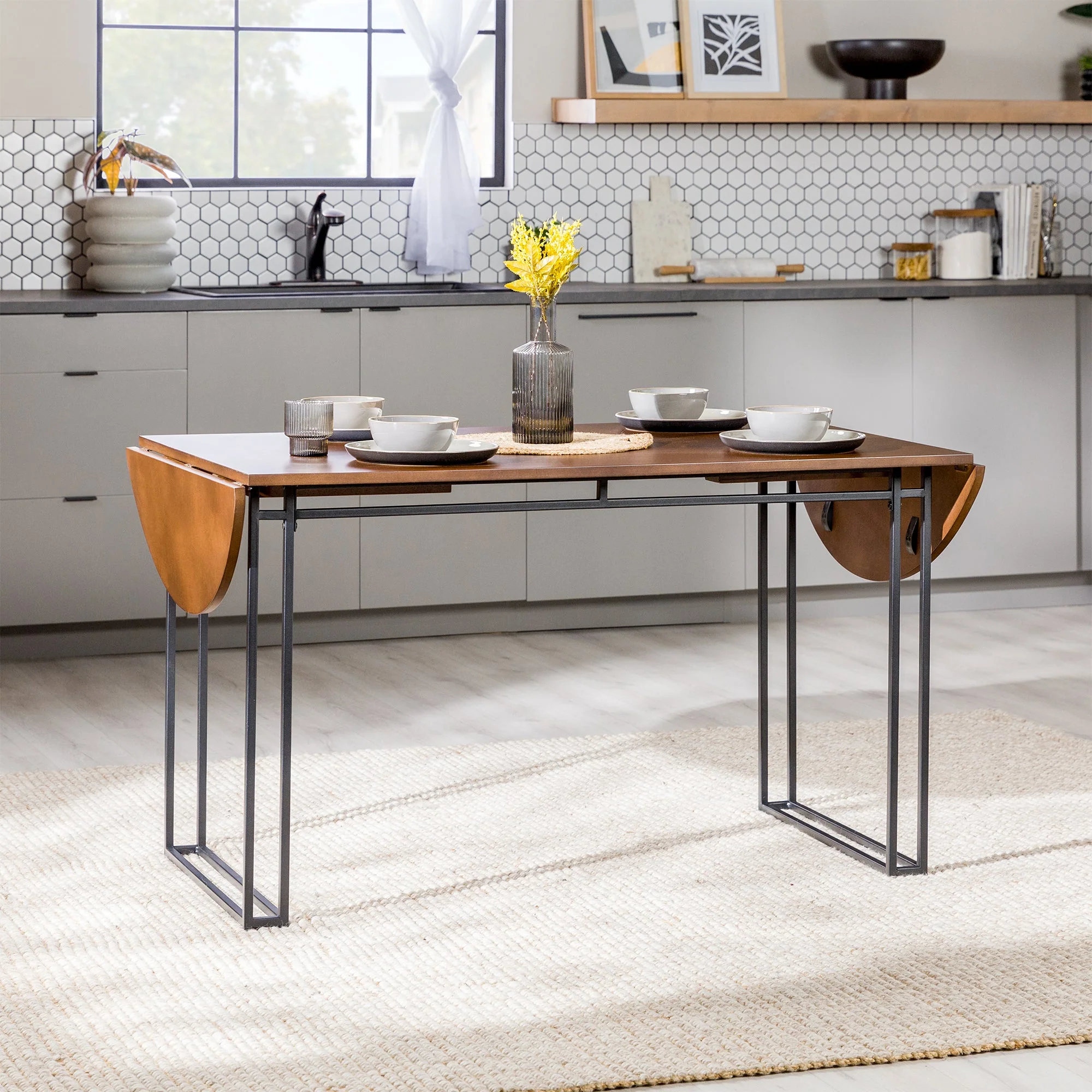 Weber Oval Drop Leaf Dining Table