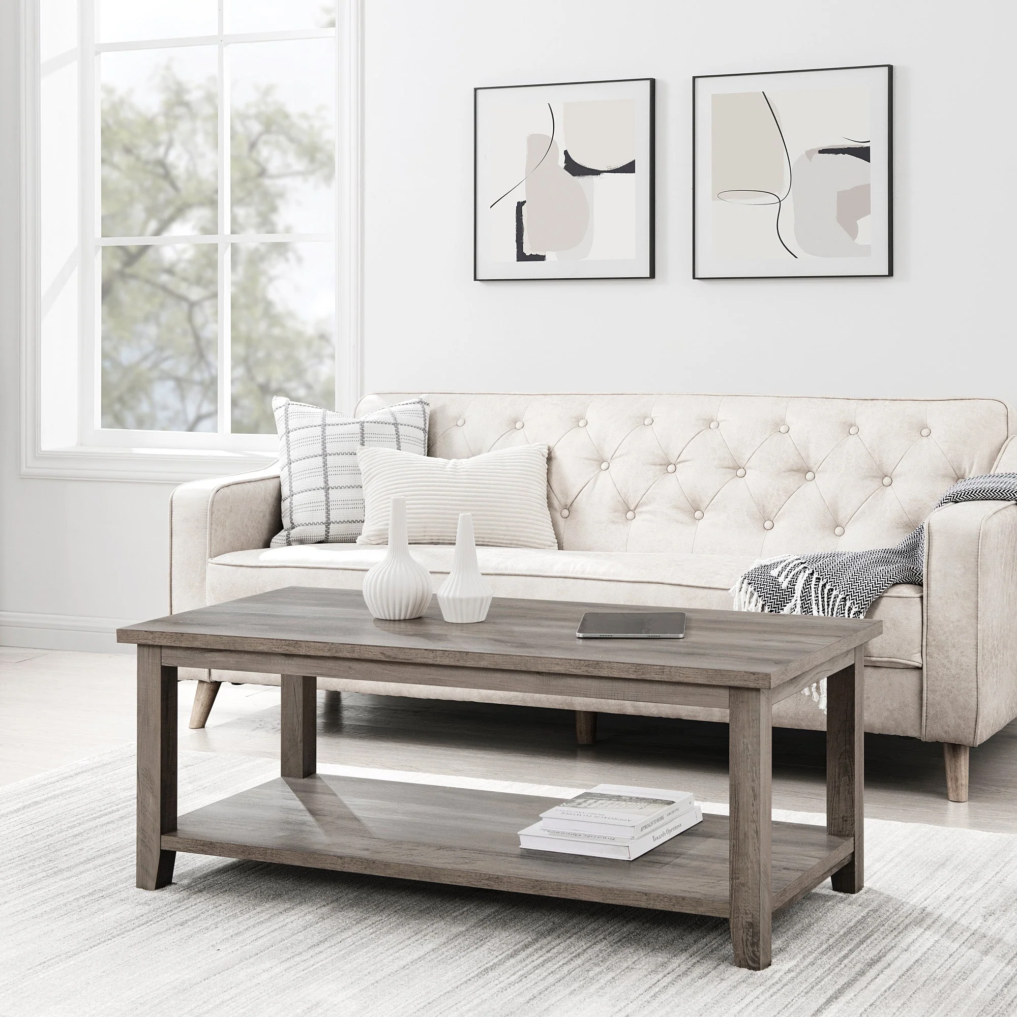 48 Wood Coffee Table