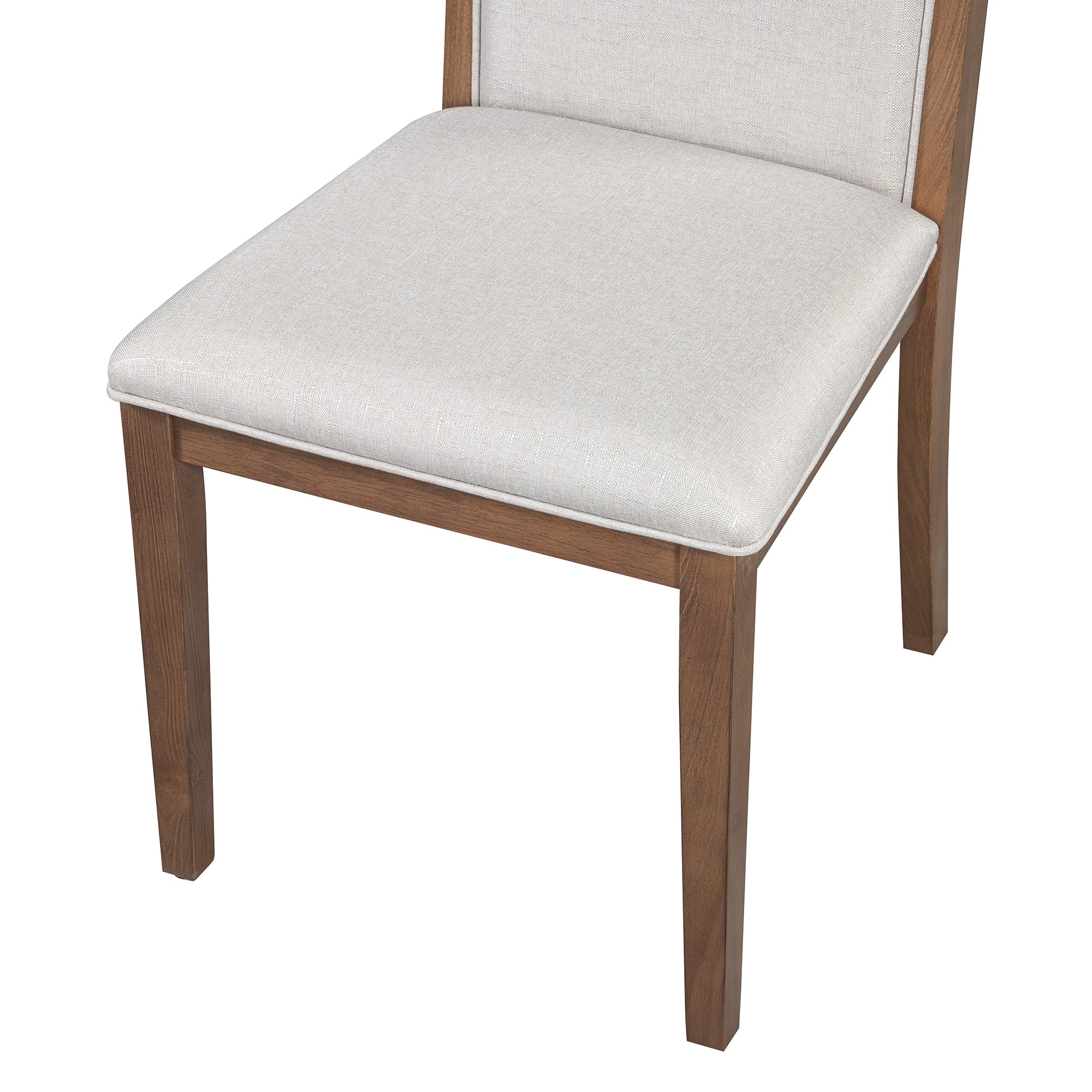 Walker Edison | Farmhouse Kitchen 5-Piece Extendable Dining Table Set for 4 with Upholstered Chair