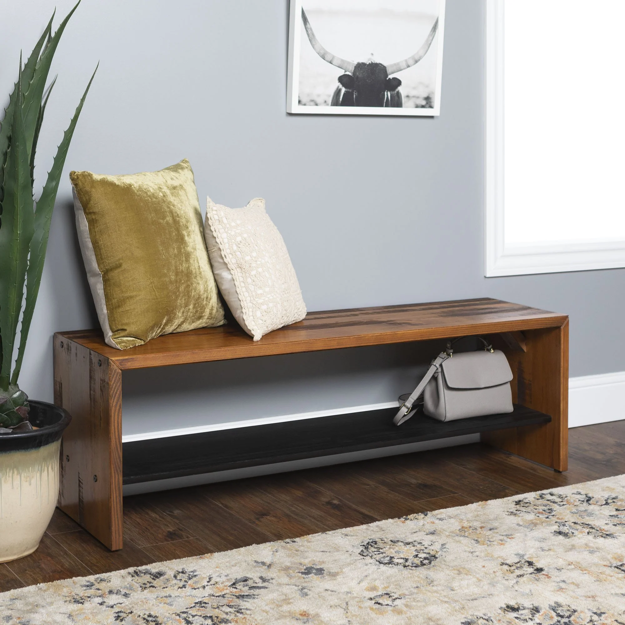 Alpine Rustic 58 Entry Bench