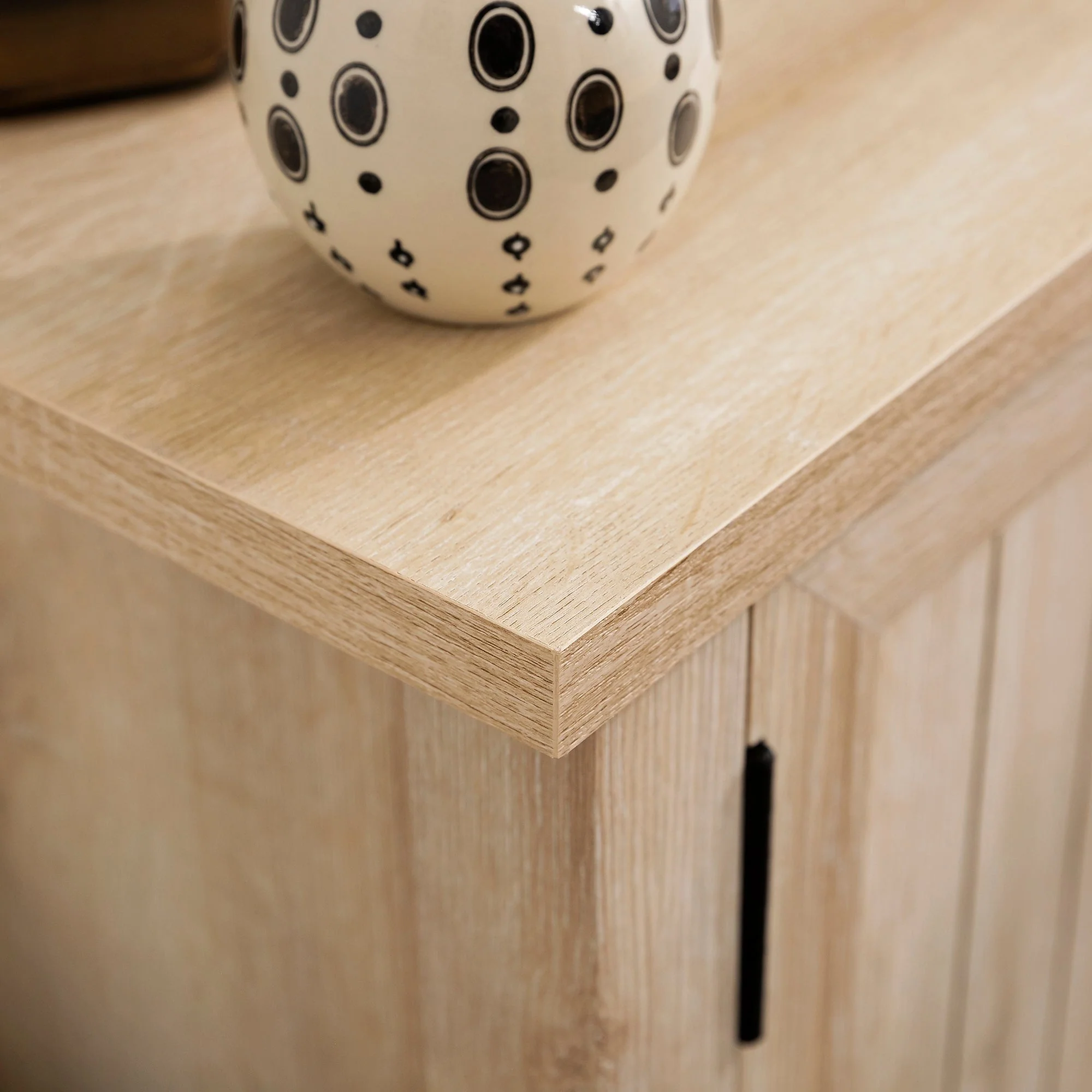 Farmhouse 58 Modern Grooved 2 Door TV Stand