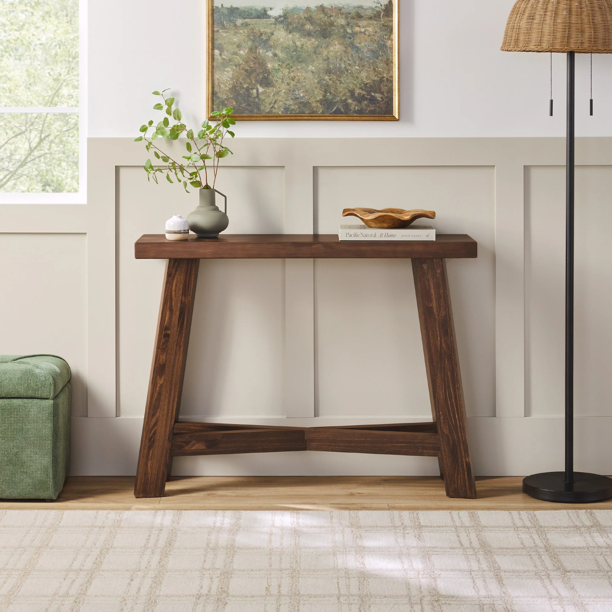 Colt Modern Farmhouse Easy Assembly 40 Entry Table