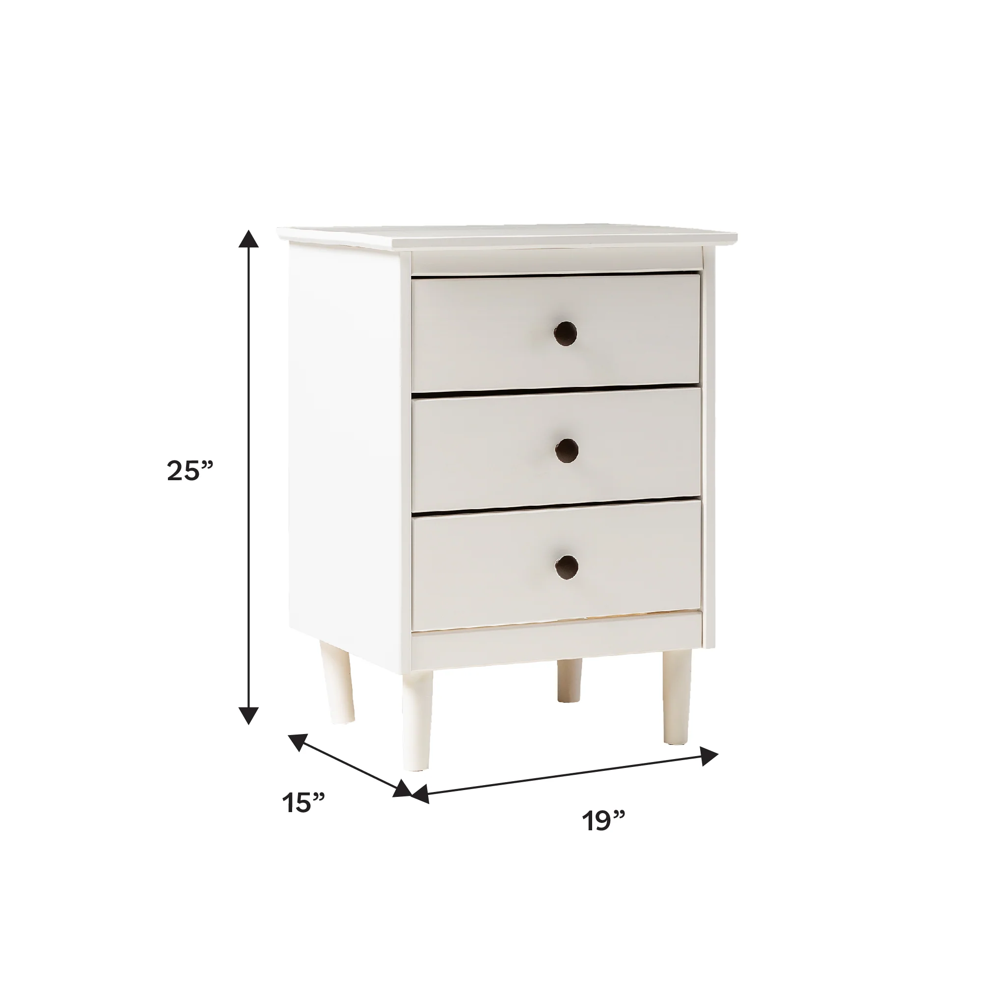 Spencer Solid Transitional Wood Nightstand