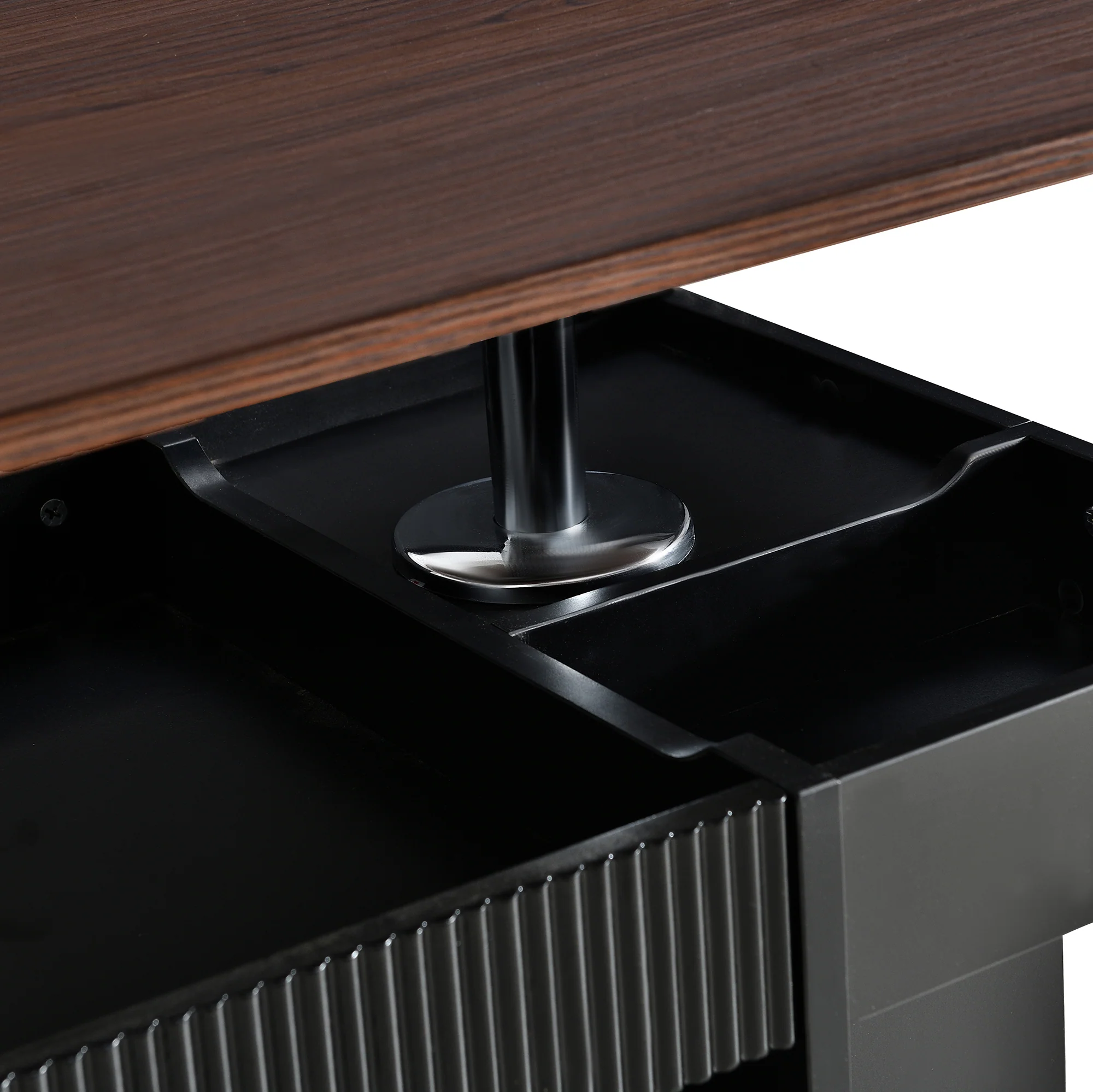 Walker Edison | Modern Multifunctional Adjustable Side Table with Lift-Top