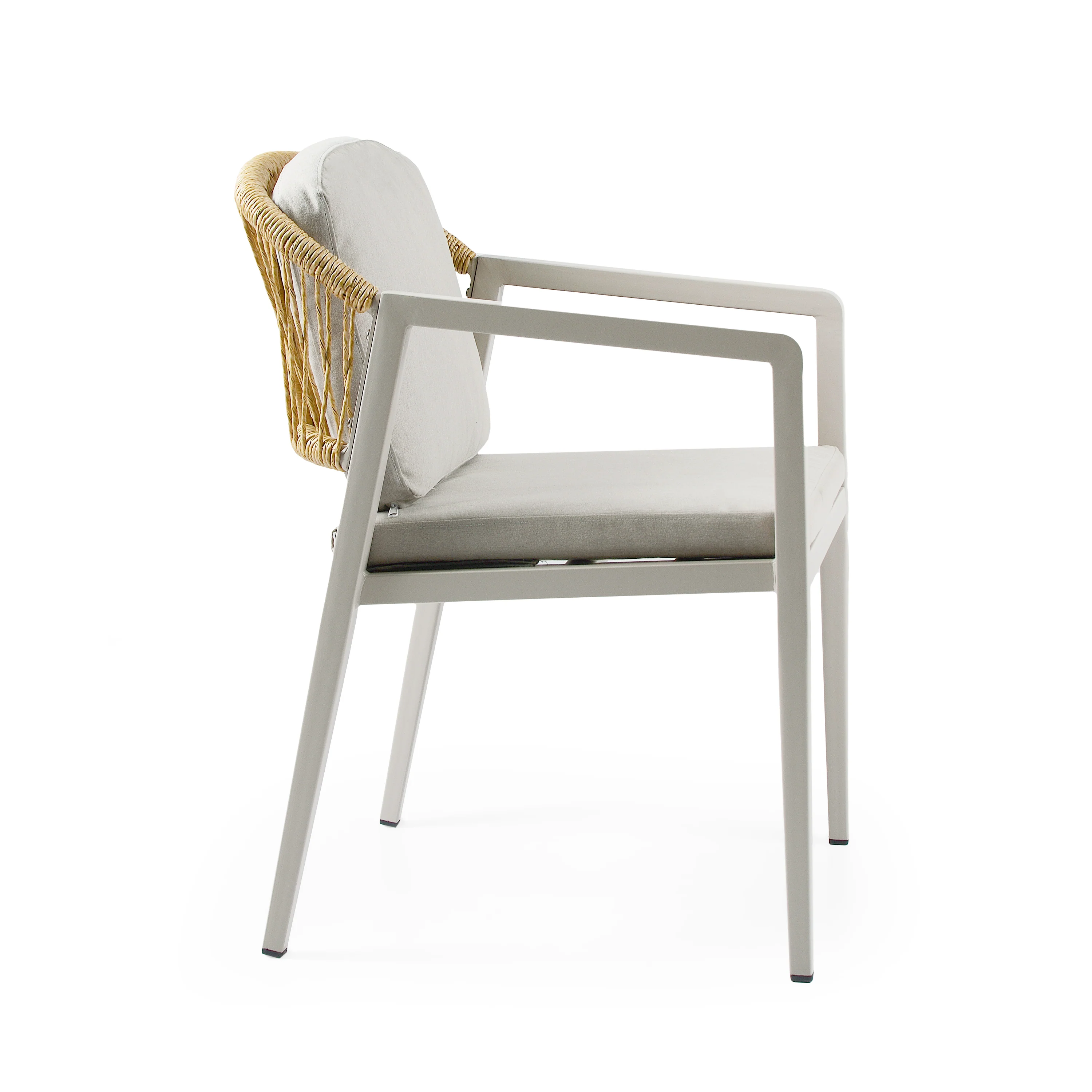 Walker Edison | Acacia Wood Expandable Outdoor Dining Set with Chair Set of 6