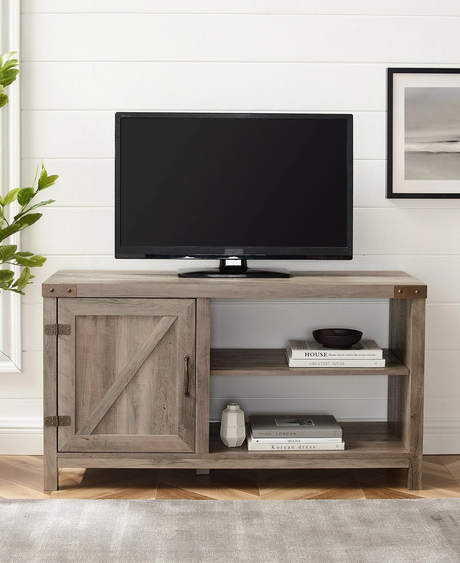 Barn Door TV Stand