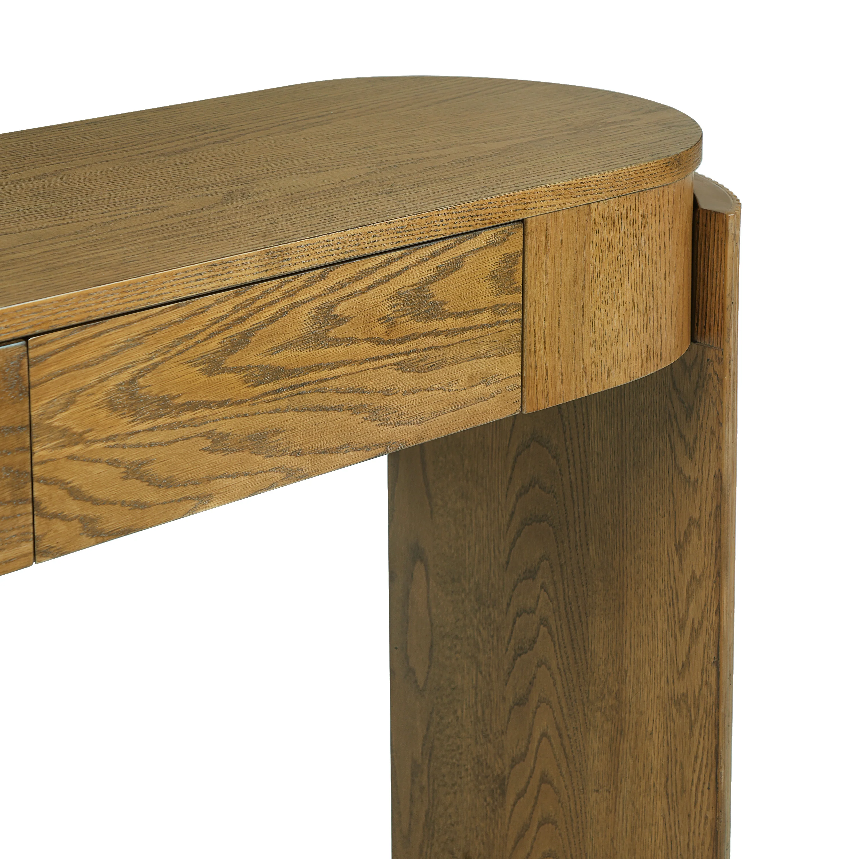 Walker Edison | Fluted Design Entryway Console Table and 2 Drawers