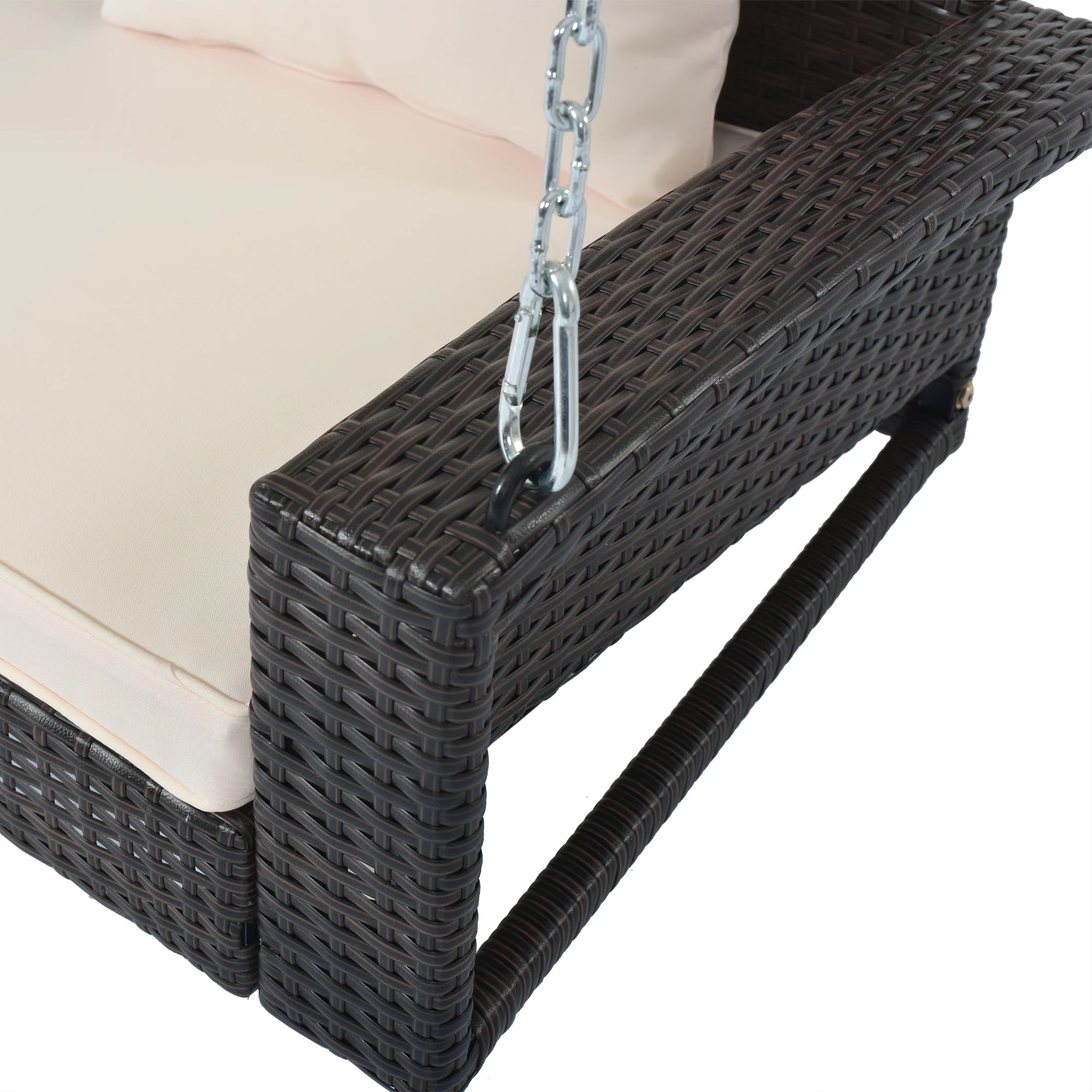 Walker Edison | Wicker Hanging Porch Swing