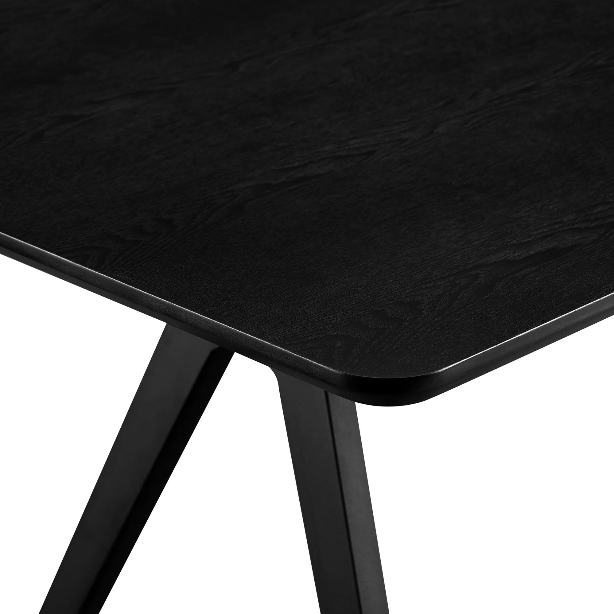 Garret 60 Modern Industrial Veneer and Metal Dining Table